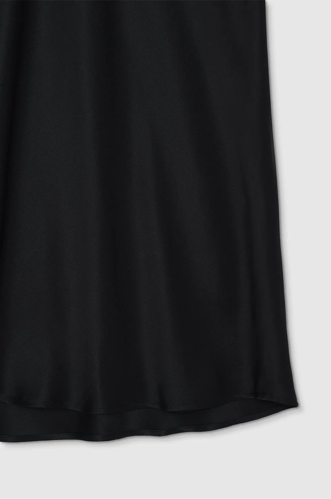 Bar Silk Maxi Skirt - Black #4