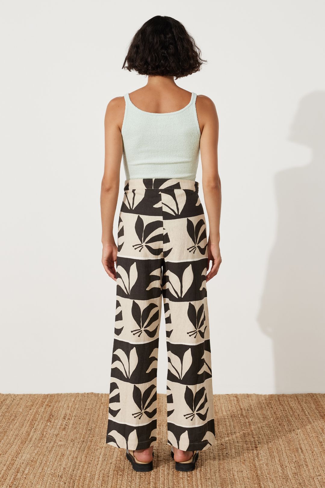 Iris Palm Linen Cotton Blend Pant #4