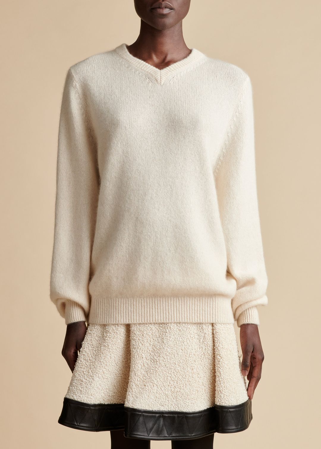 The Waverly Sweater in Magnolia