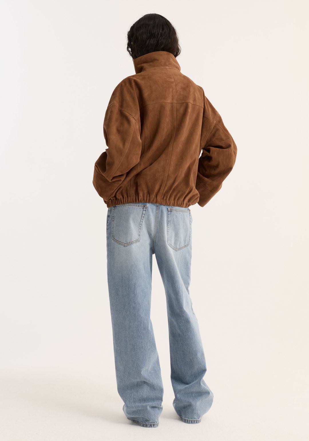 Reinvented suede jacket | cognac #5