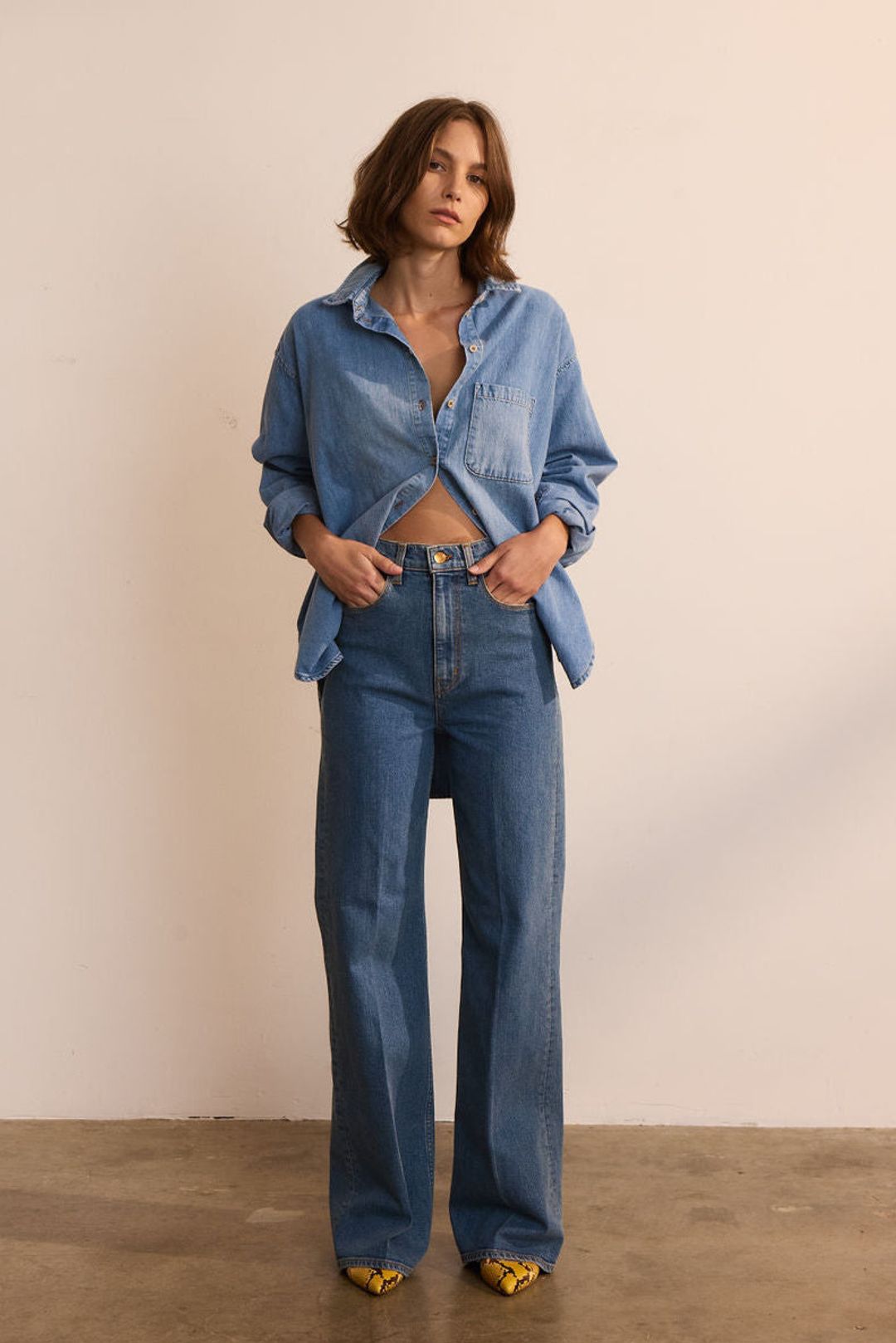 The Essential Denim Shirt in Timeworn Indigo #6