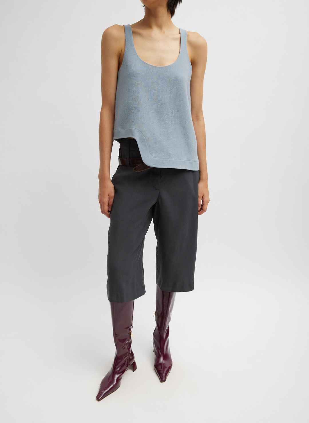 Melee Crepe Tank Top #3