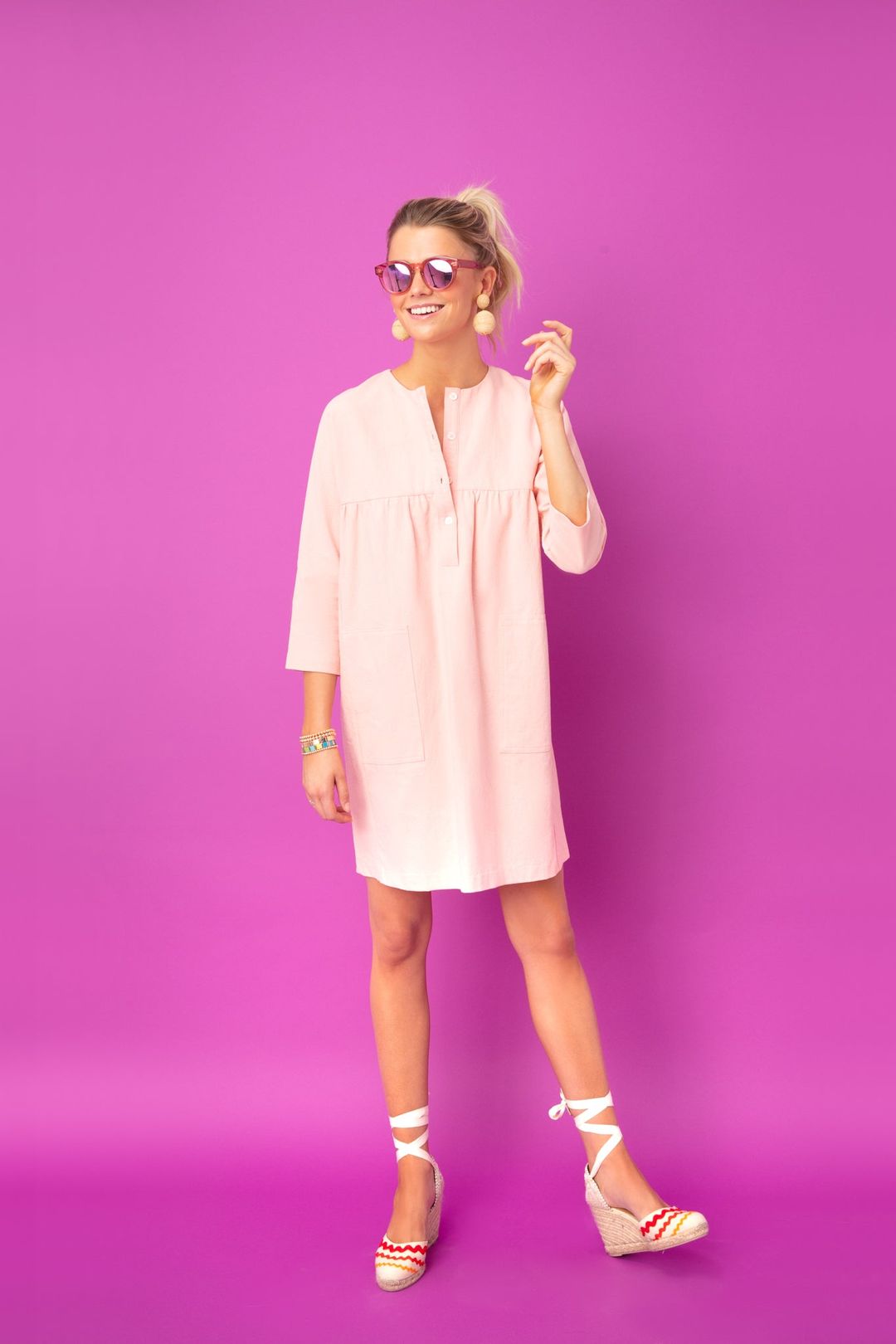 Peach Fallon Dress #5
