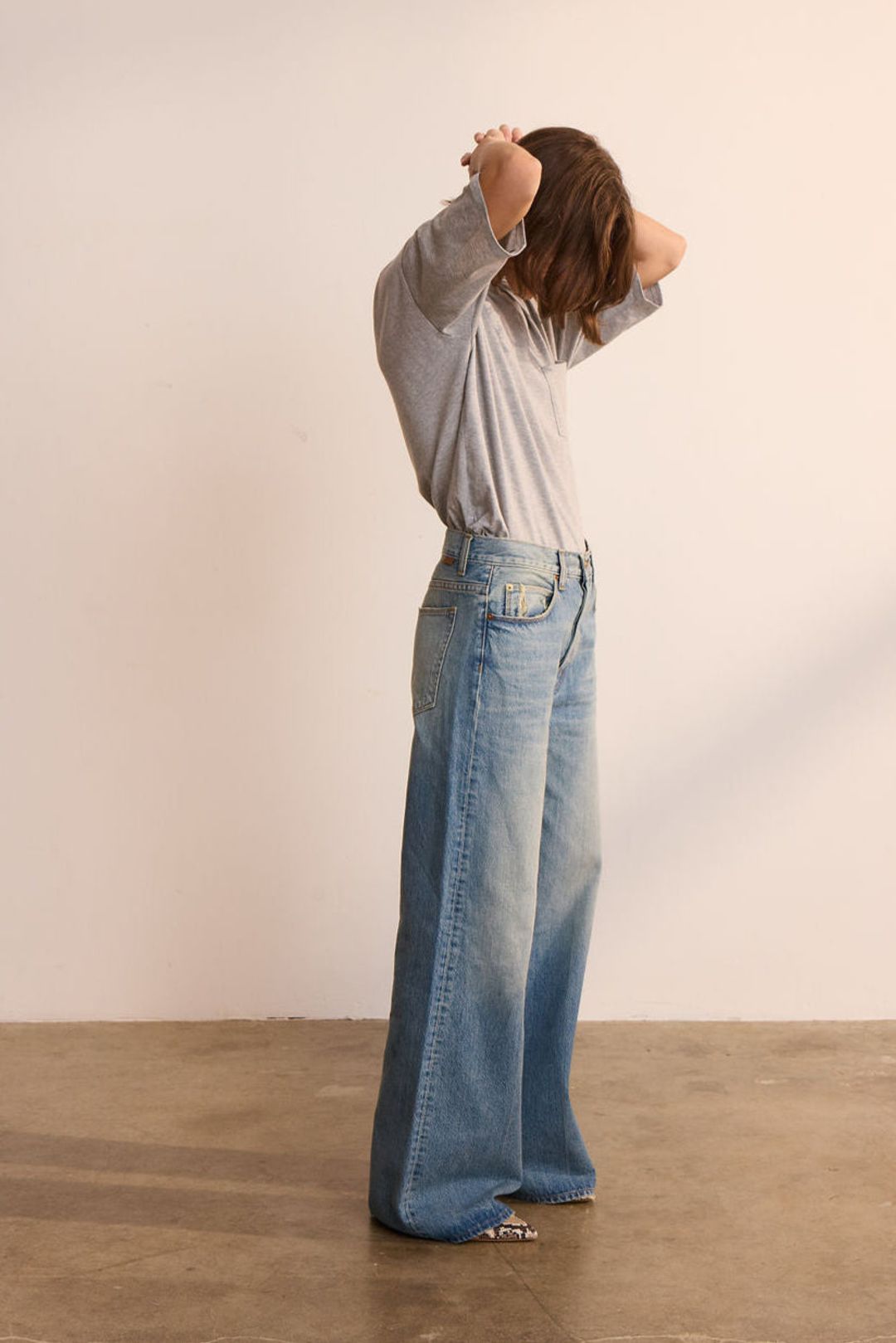 The Lax Wide in Worn Indigo #10