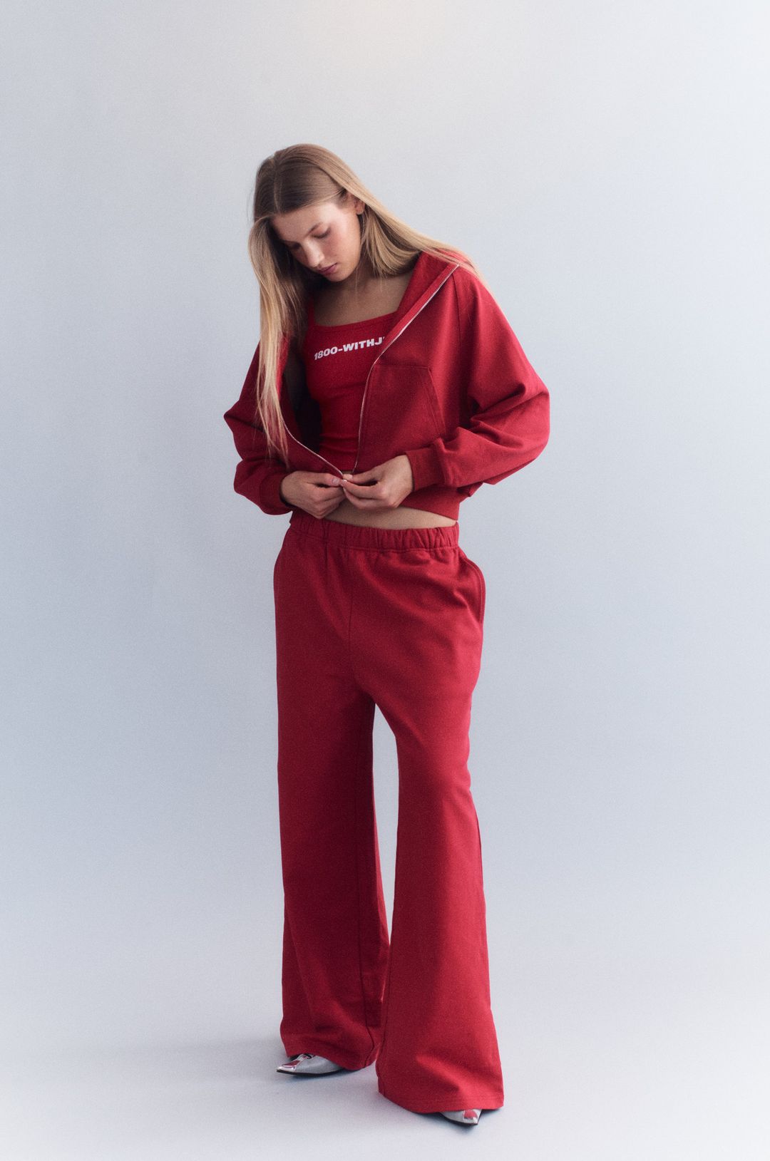 The Classic Track Pant | Red #4