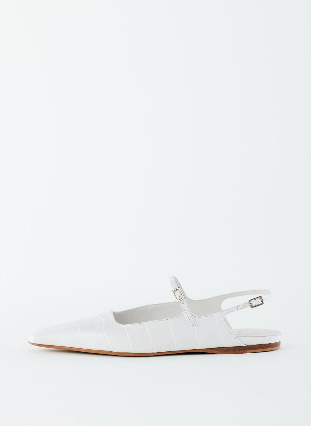 Croc Print Rudy Flat
