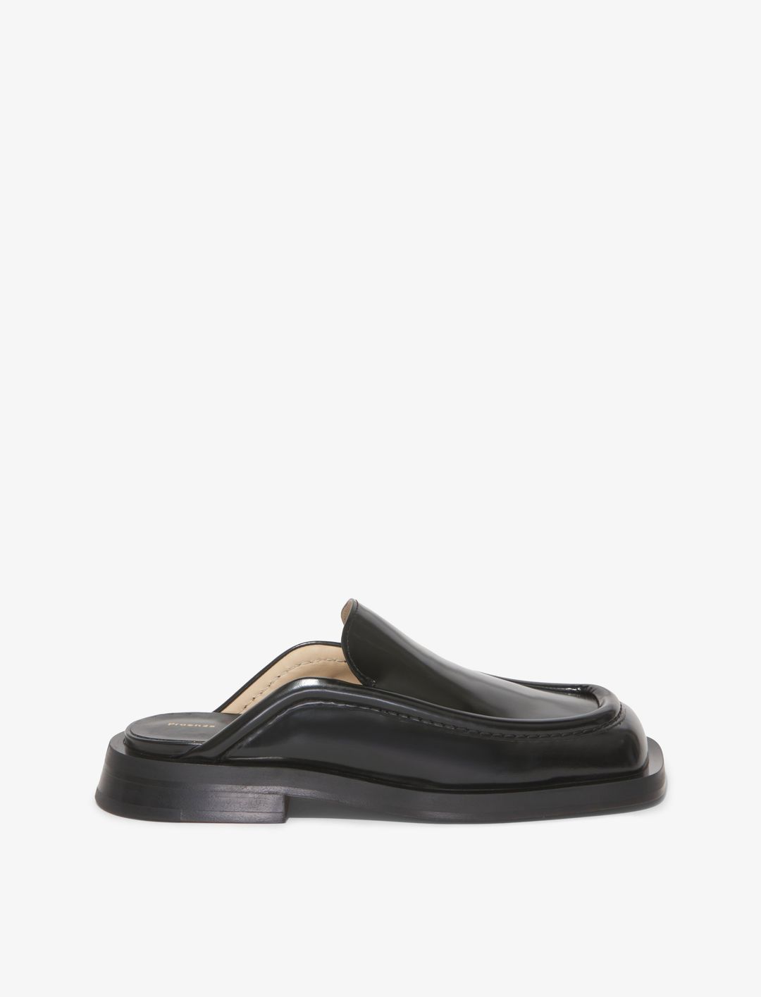 Square Loafer Mules