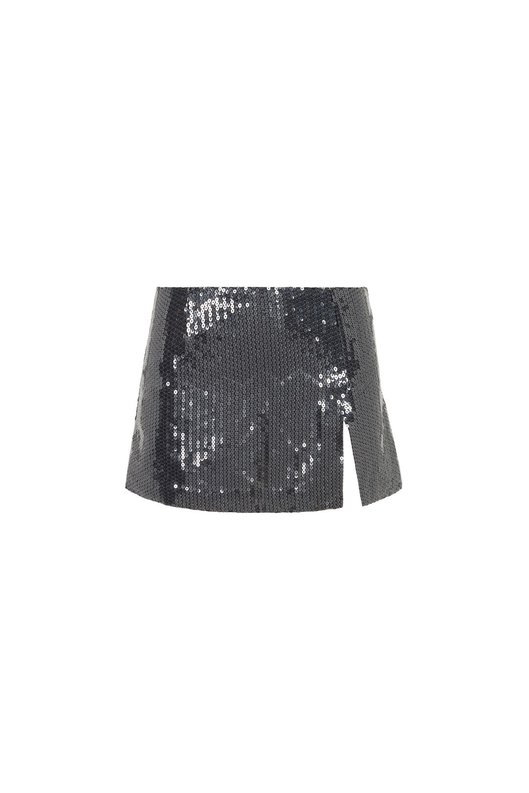 MICRO MINI SKIRT - BLACK SEQUIN