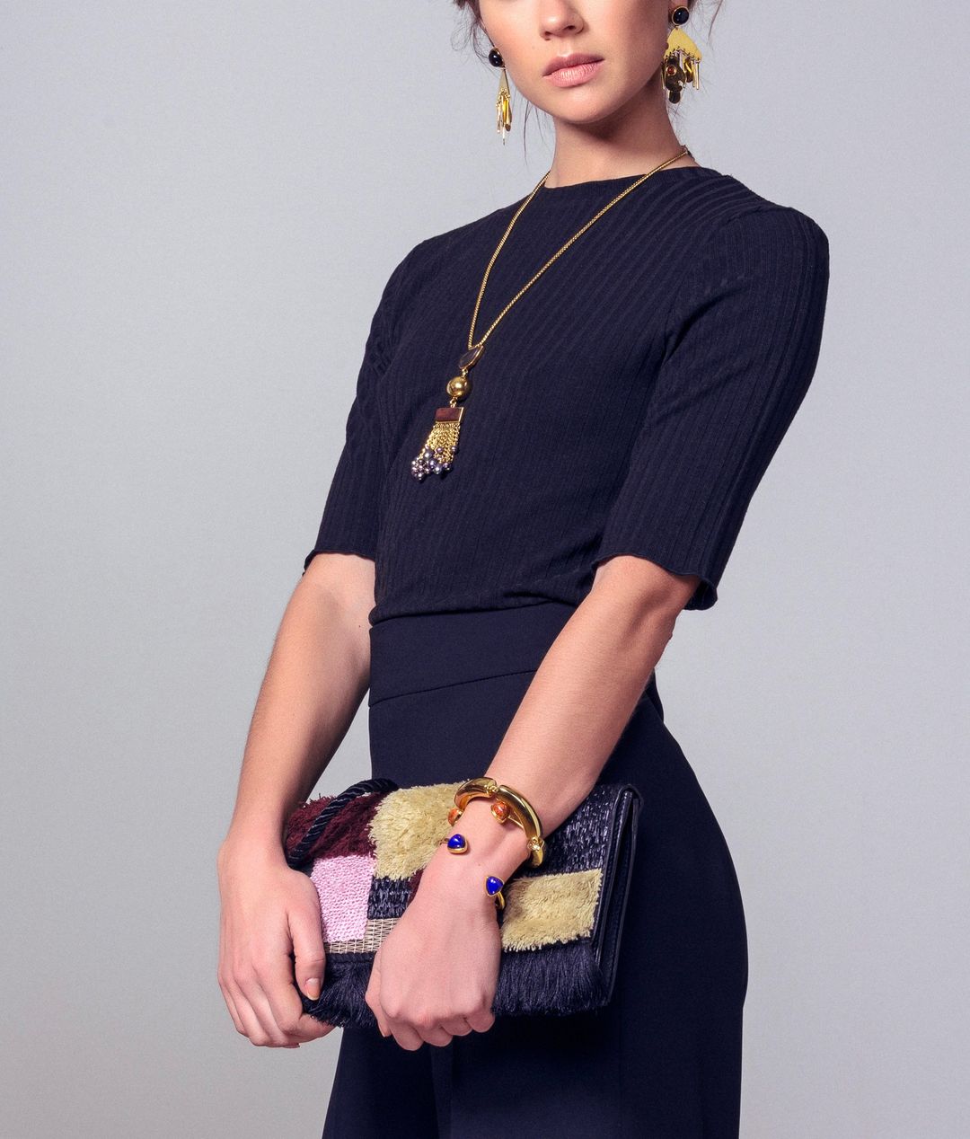 Opera Clutch In Tapestry (Without Strap