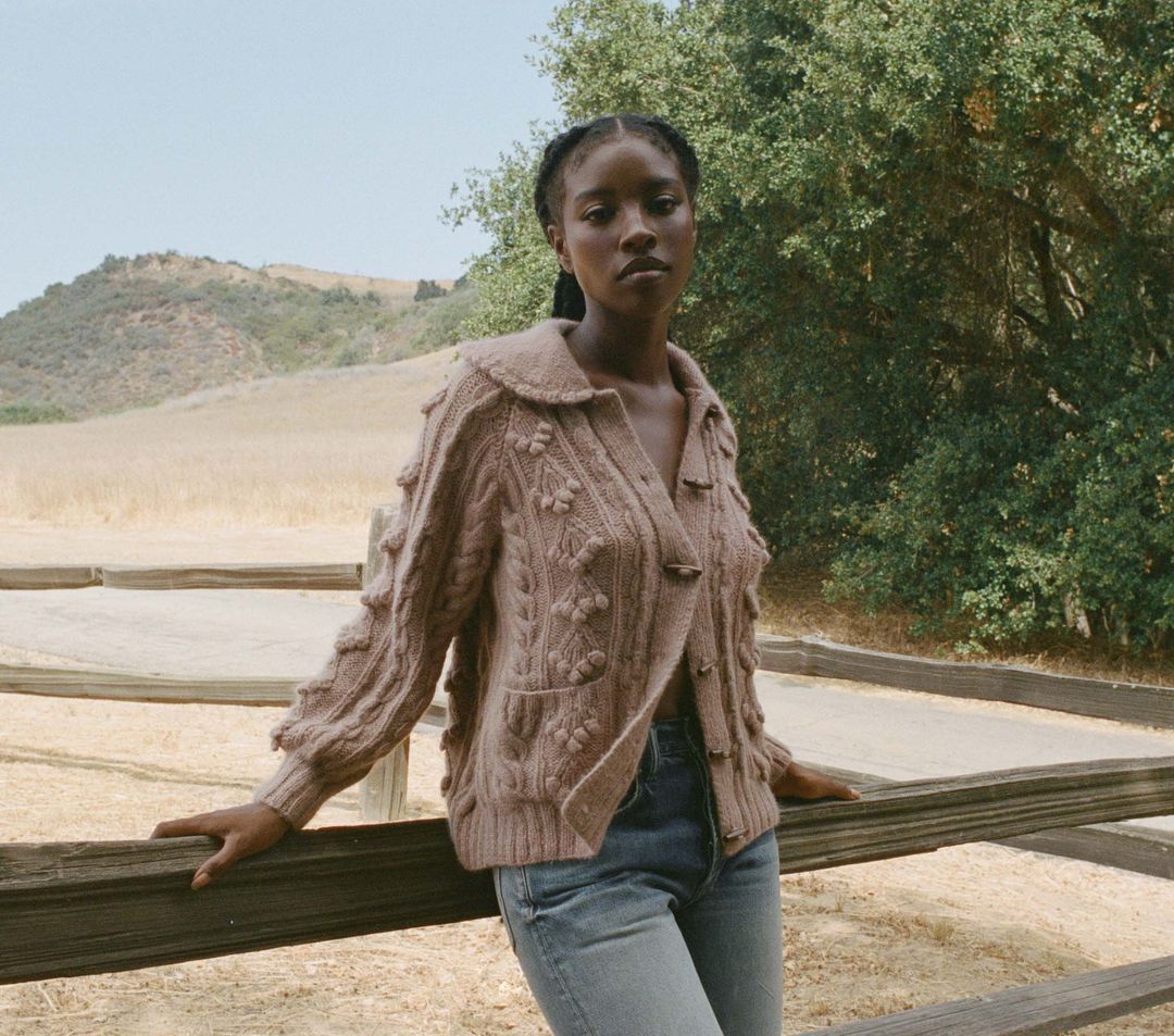 RIVE CARDIGAN -- CLAY