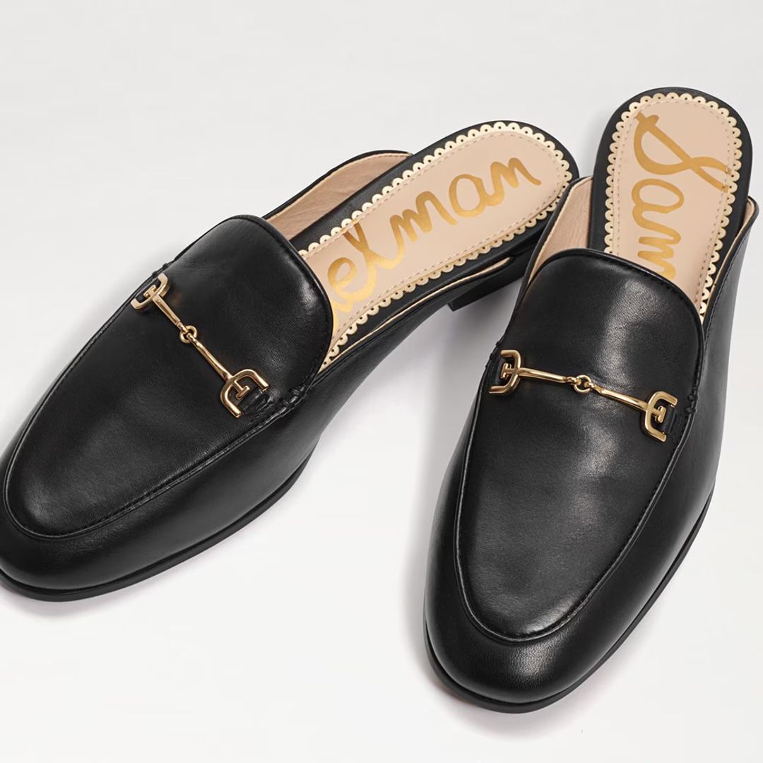 Linnie Bit Mule In Black Leather #4