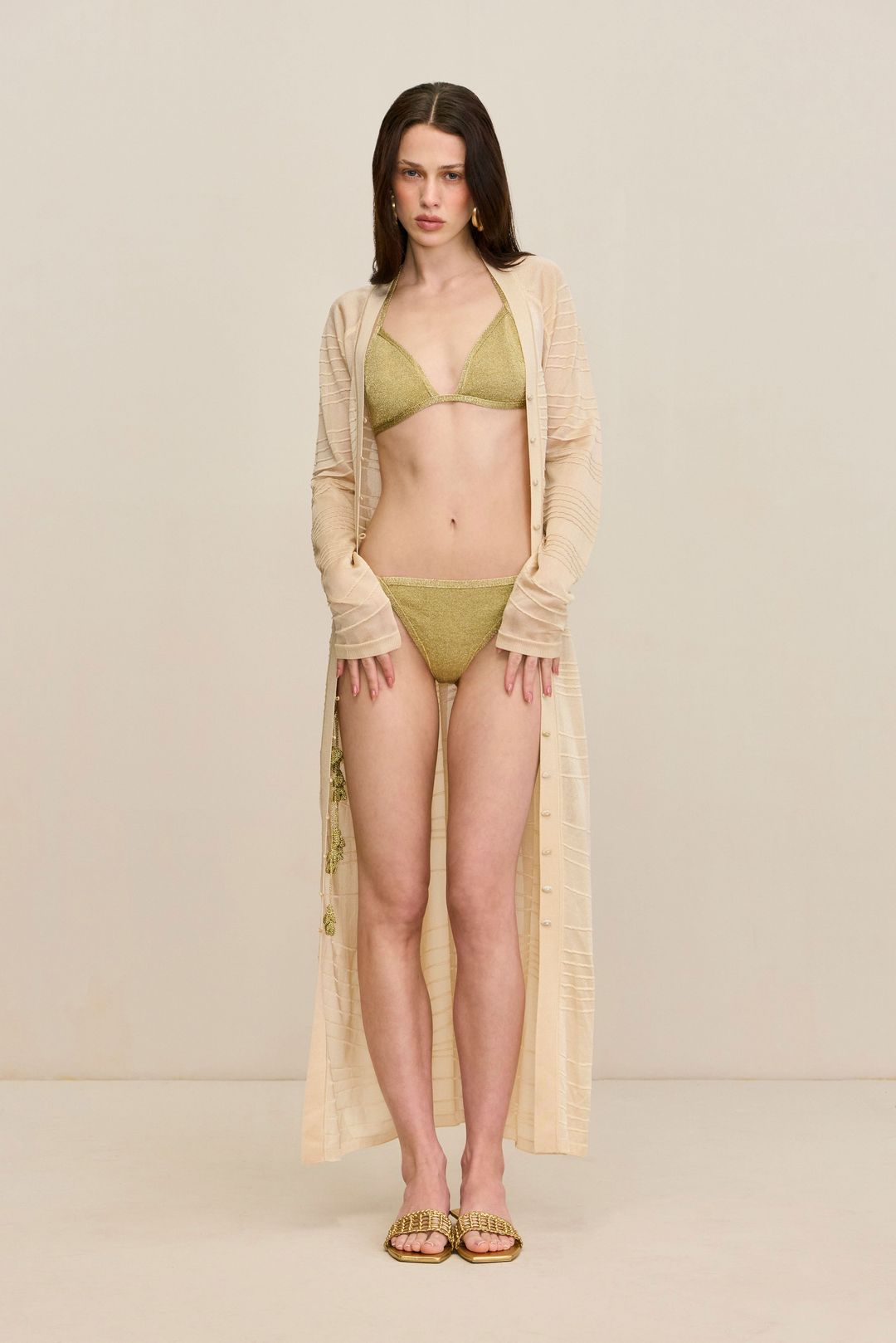 ALIA BIKINI TOP - GOLD #4