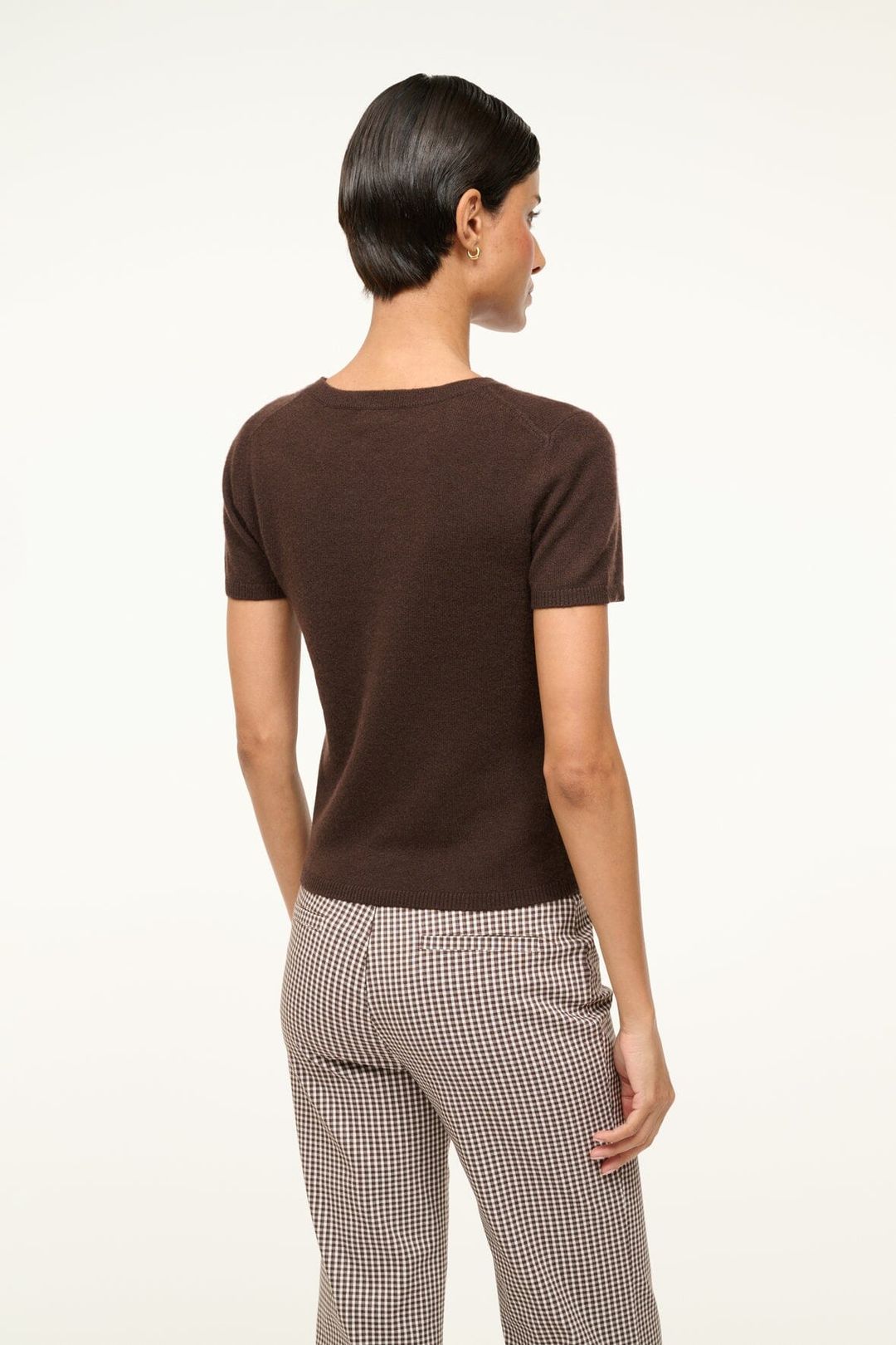 EASY CASHMERE TEE | DARK CHOCOLATE #4