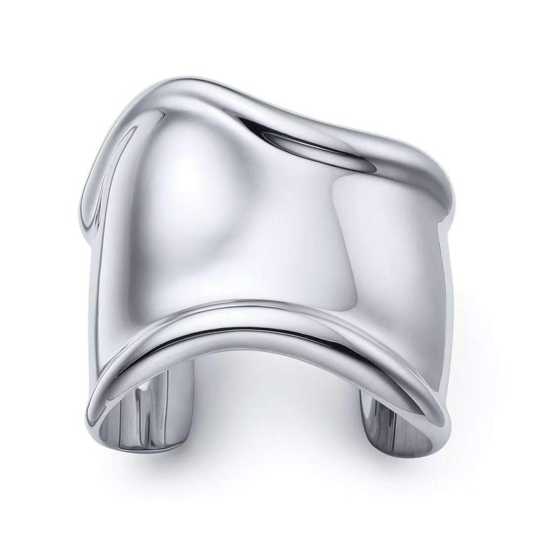 Medium Bone Cuff in SIlver