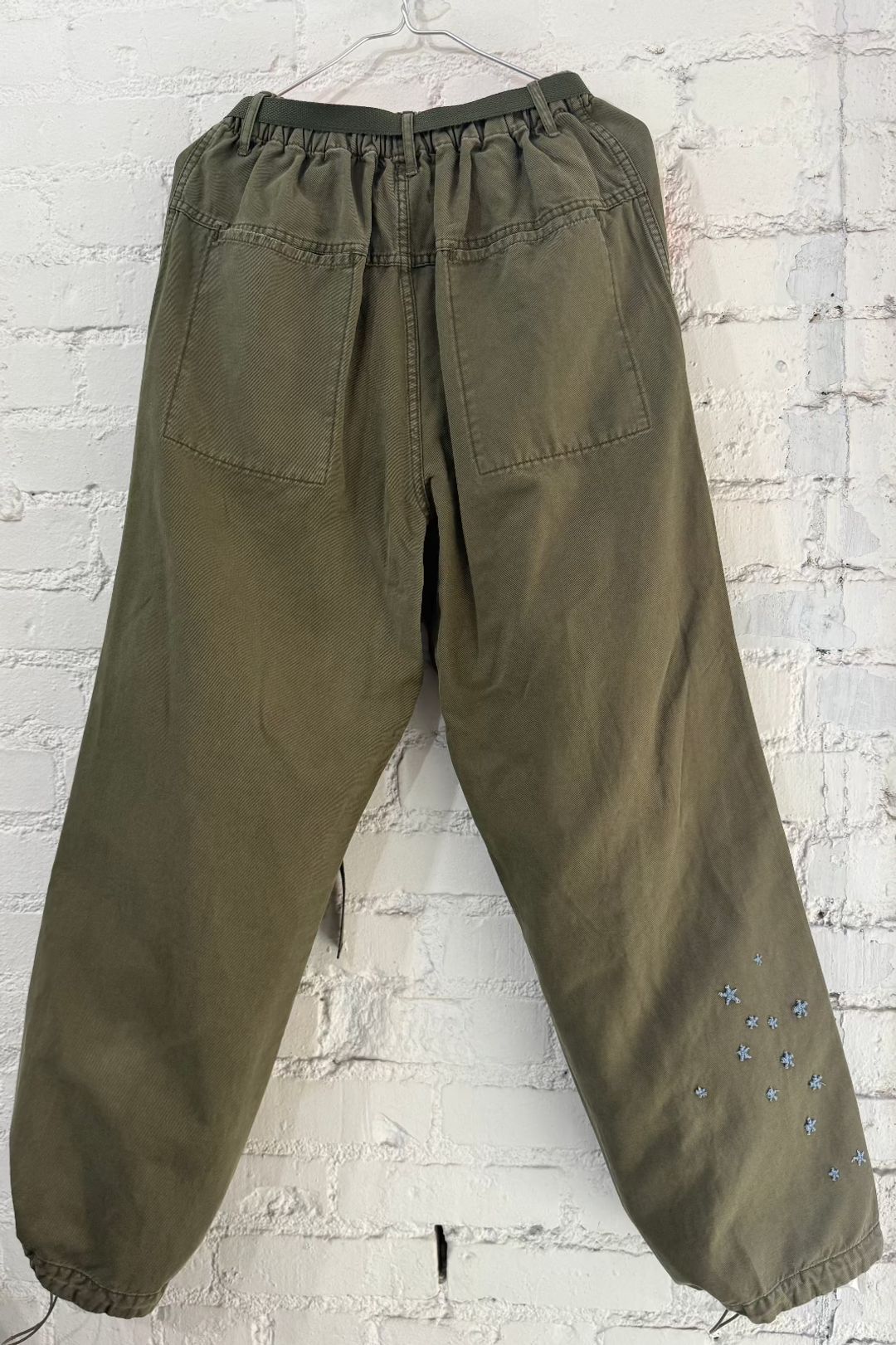 P78 Comfort - Ltd. Edition - Linen/Cotton Japan Twill Stars Embroidery Army #3