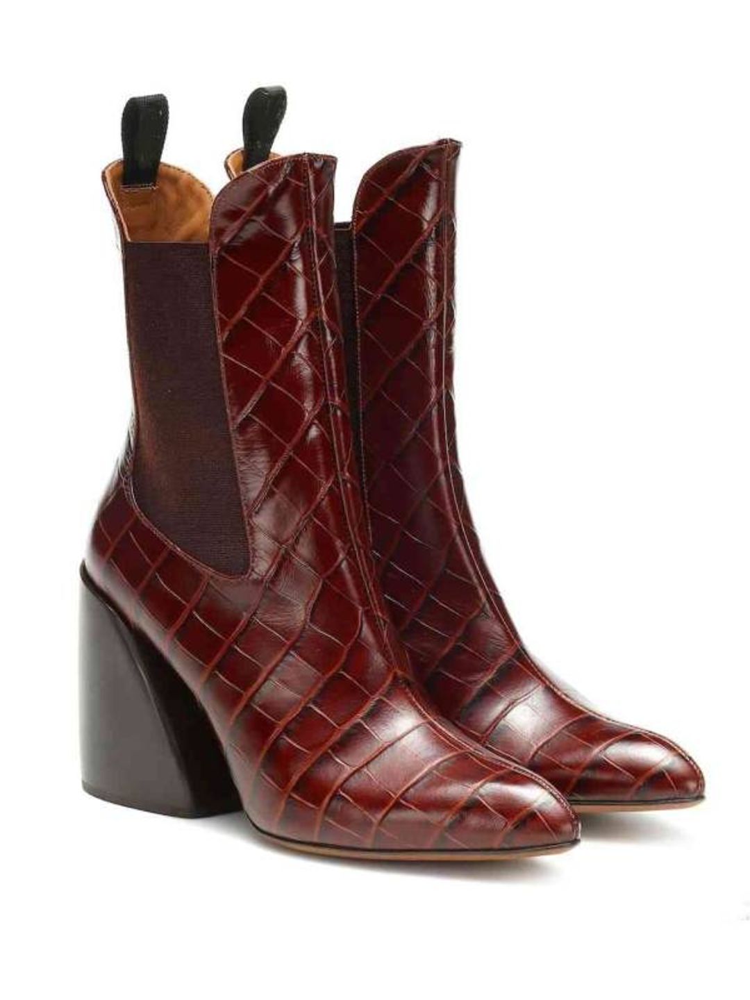 Clea Chelsea Ankle Boots in Red #2