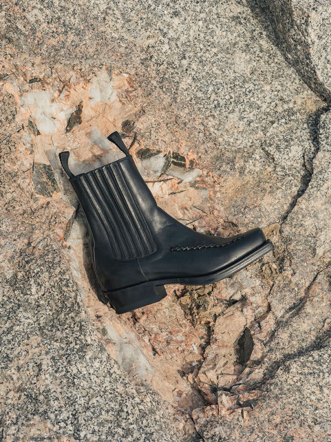 AGULLA - FOR ALL - Square-Toe Braided Detail Chelsea Boot #7