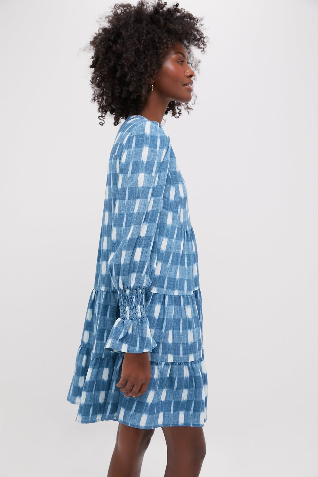 Blue Ikat Kenzo Dress #3