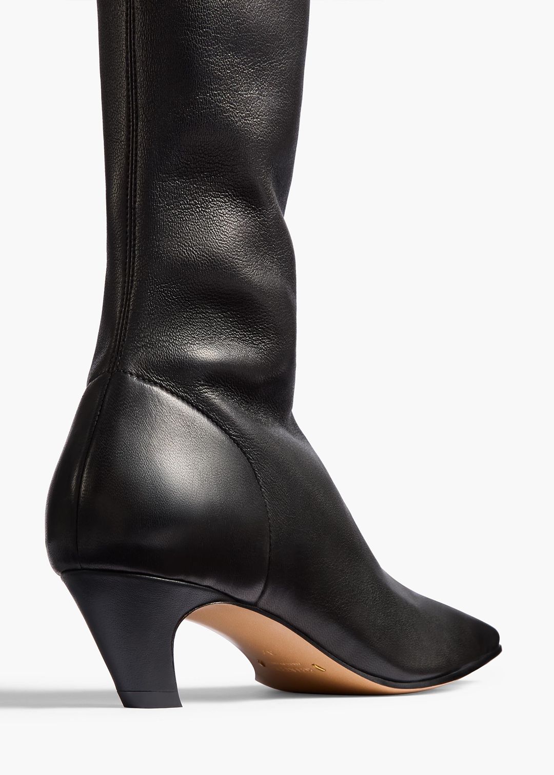 Arizona Over-the-Knee Stretch Boot in Black Nappa Leather #3