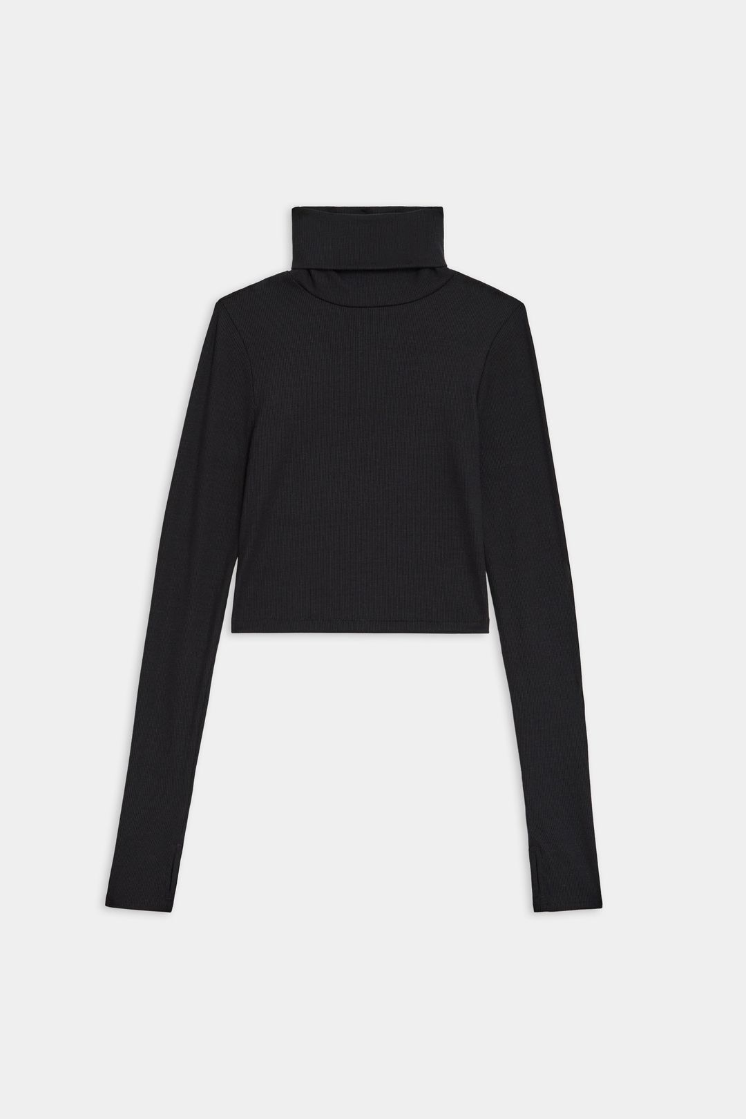 Jackson Rib Cropped Turtleneck #7