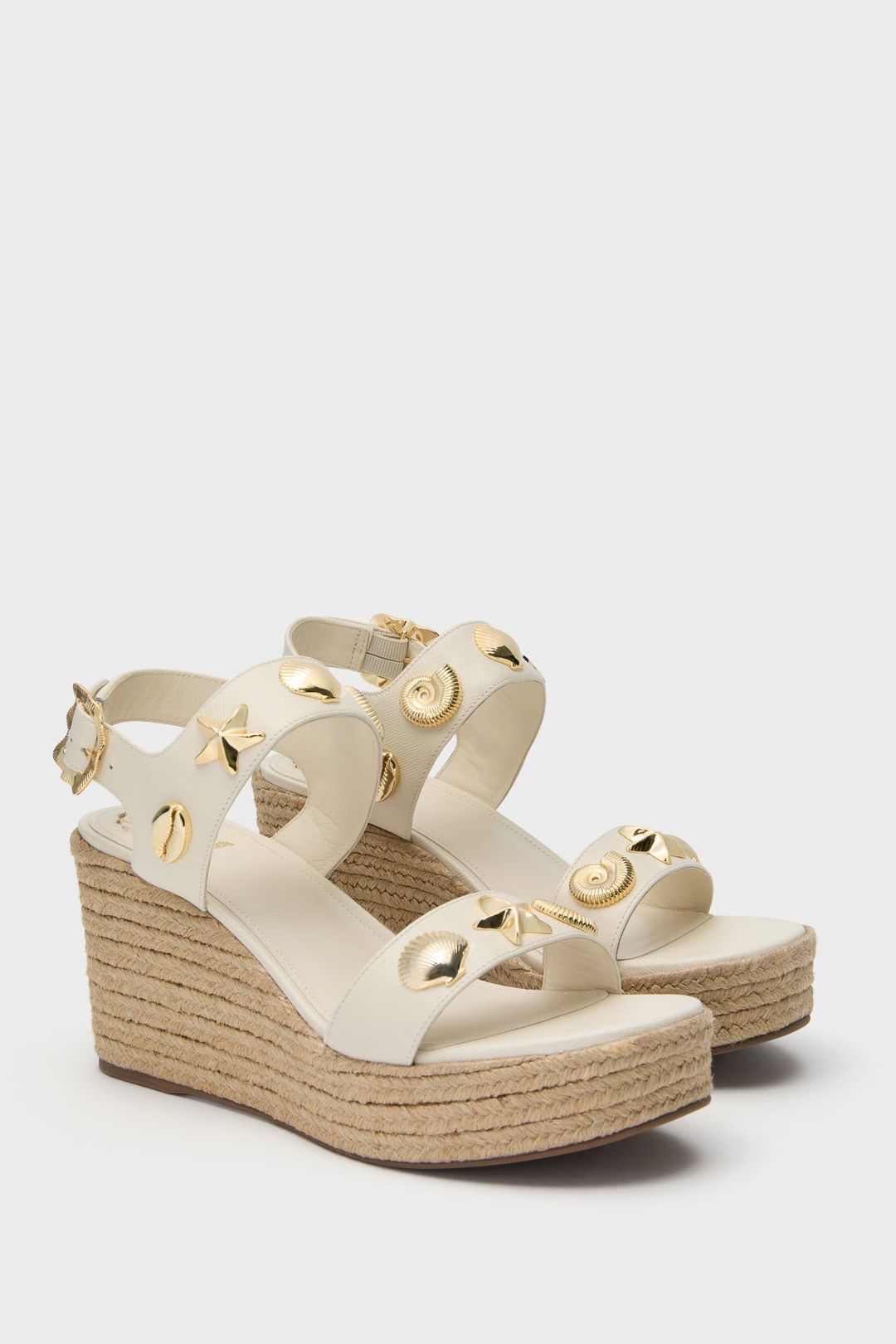 Ivory Saffino Madison Hi Espadrilles #4