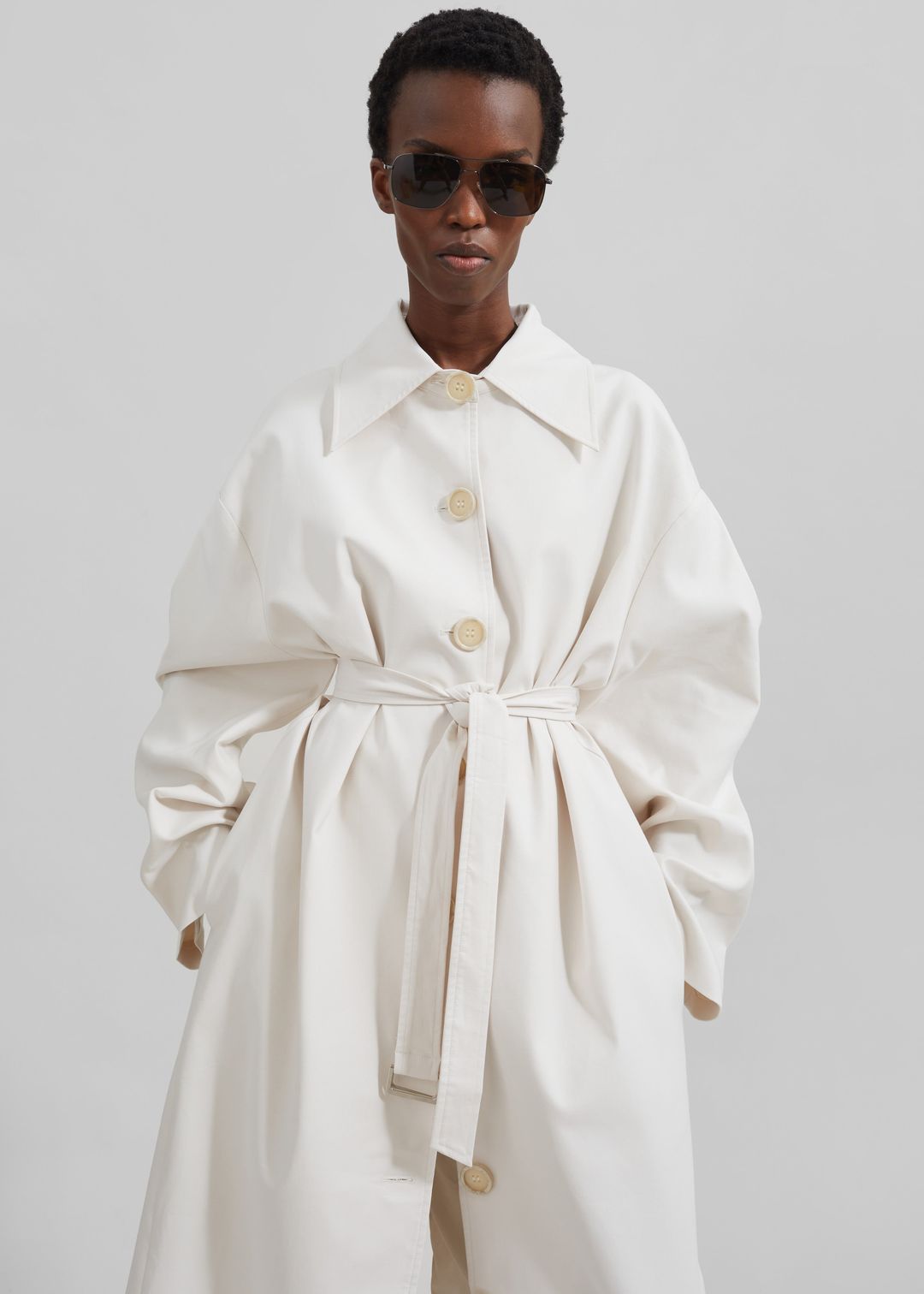 Callyn Trench Coat - Light Beige #6