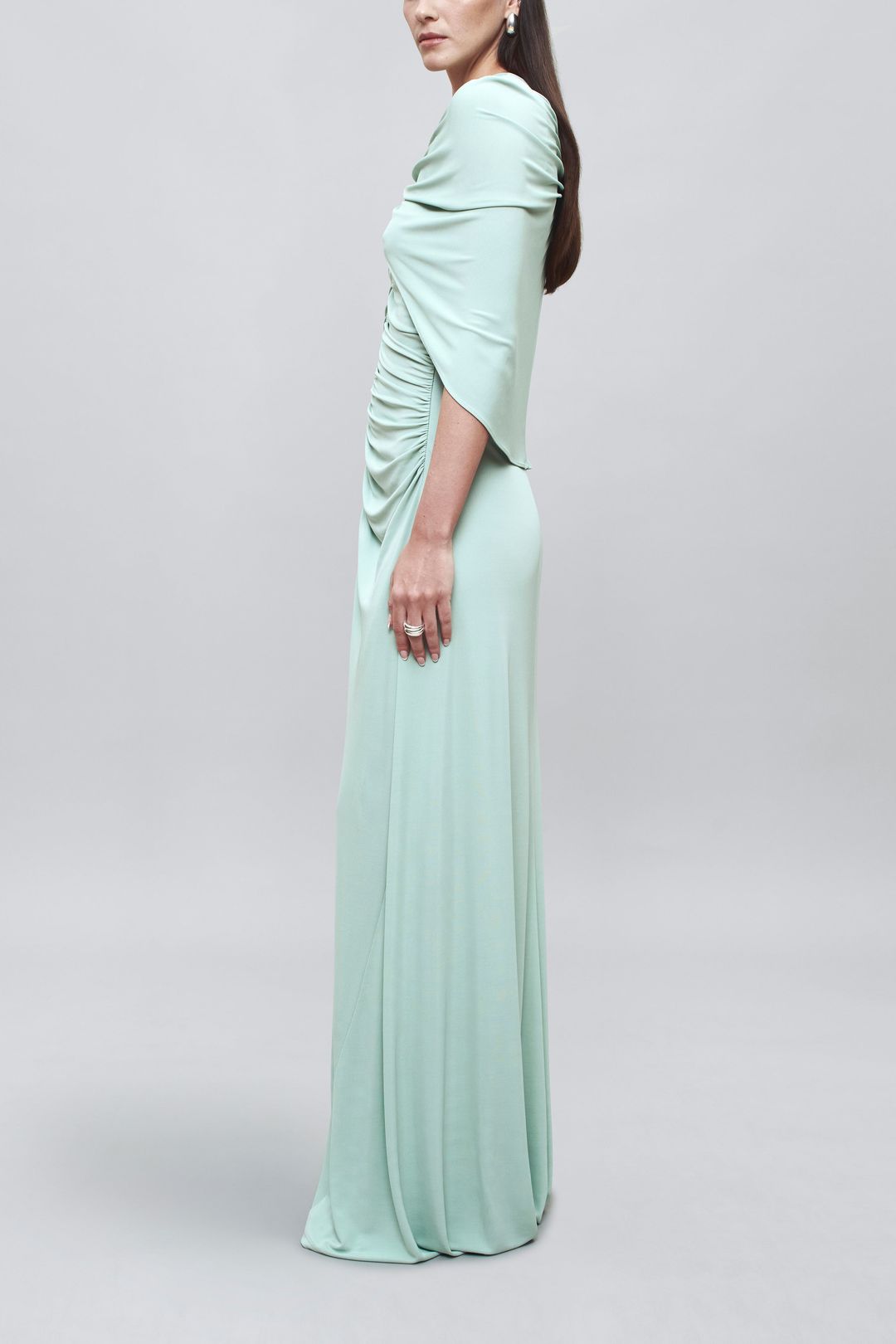 Matilda Cape Gown in Matte Jersey #3