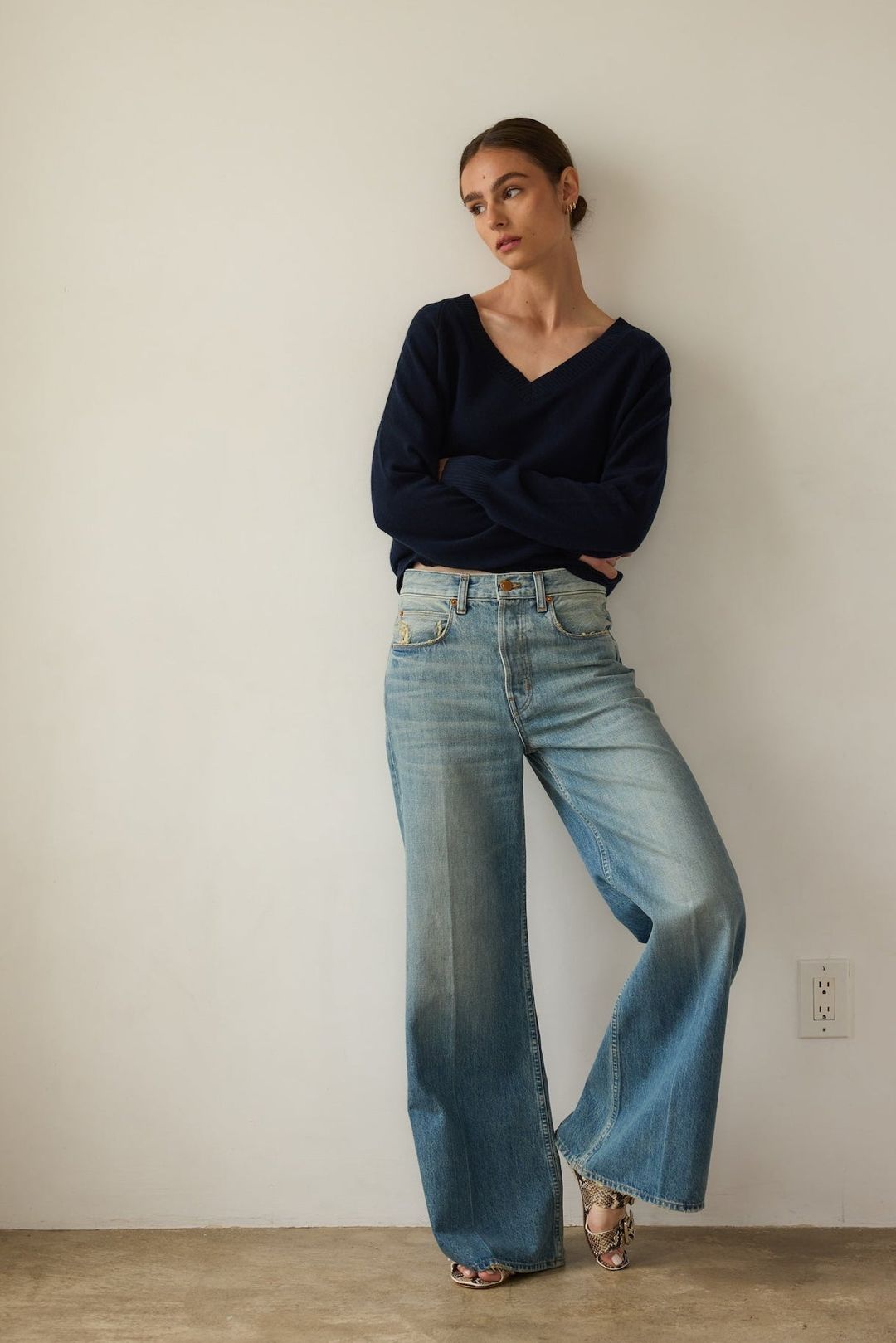 The Lax Wide in Worn Indigo