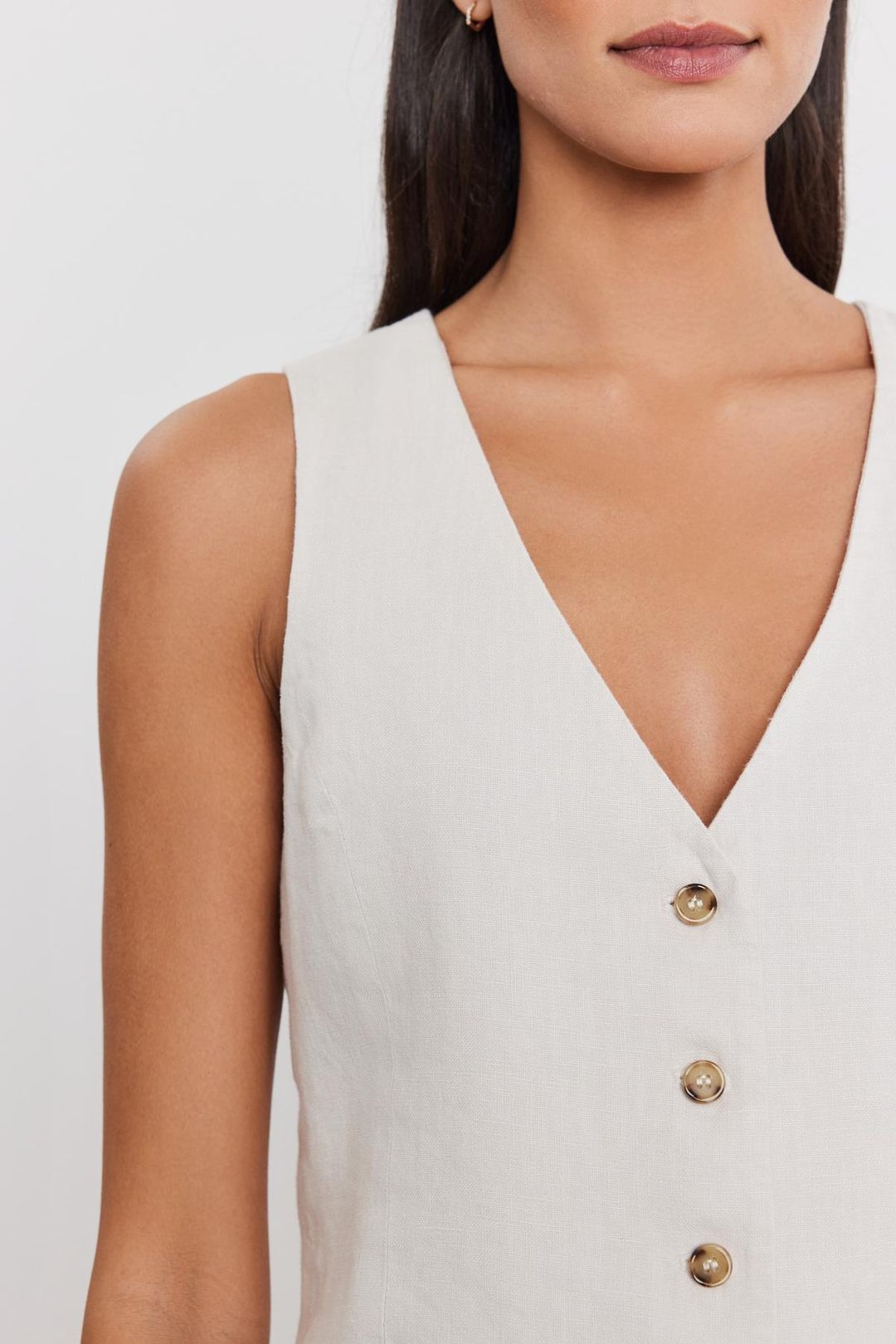 MYLIE HEAVY LINEN VEST #4