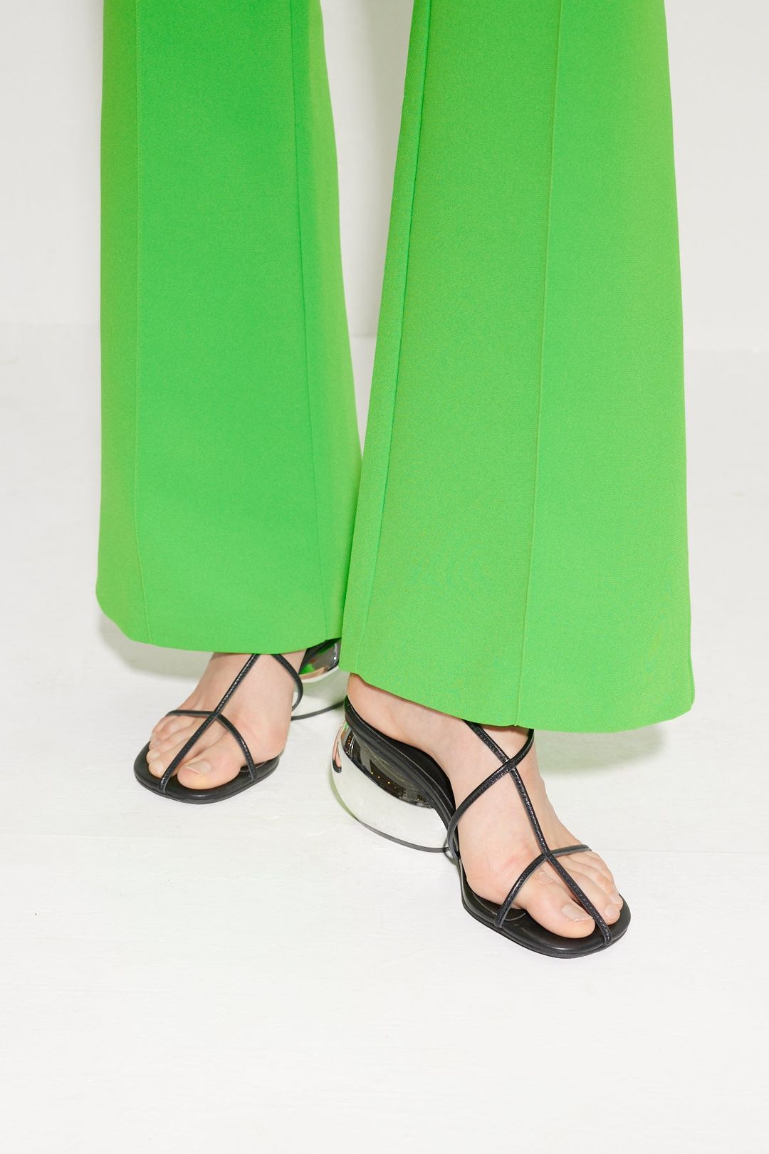 Zypresse Crepe Pants in Gummy Green #5