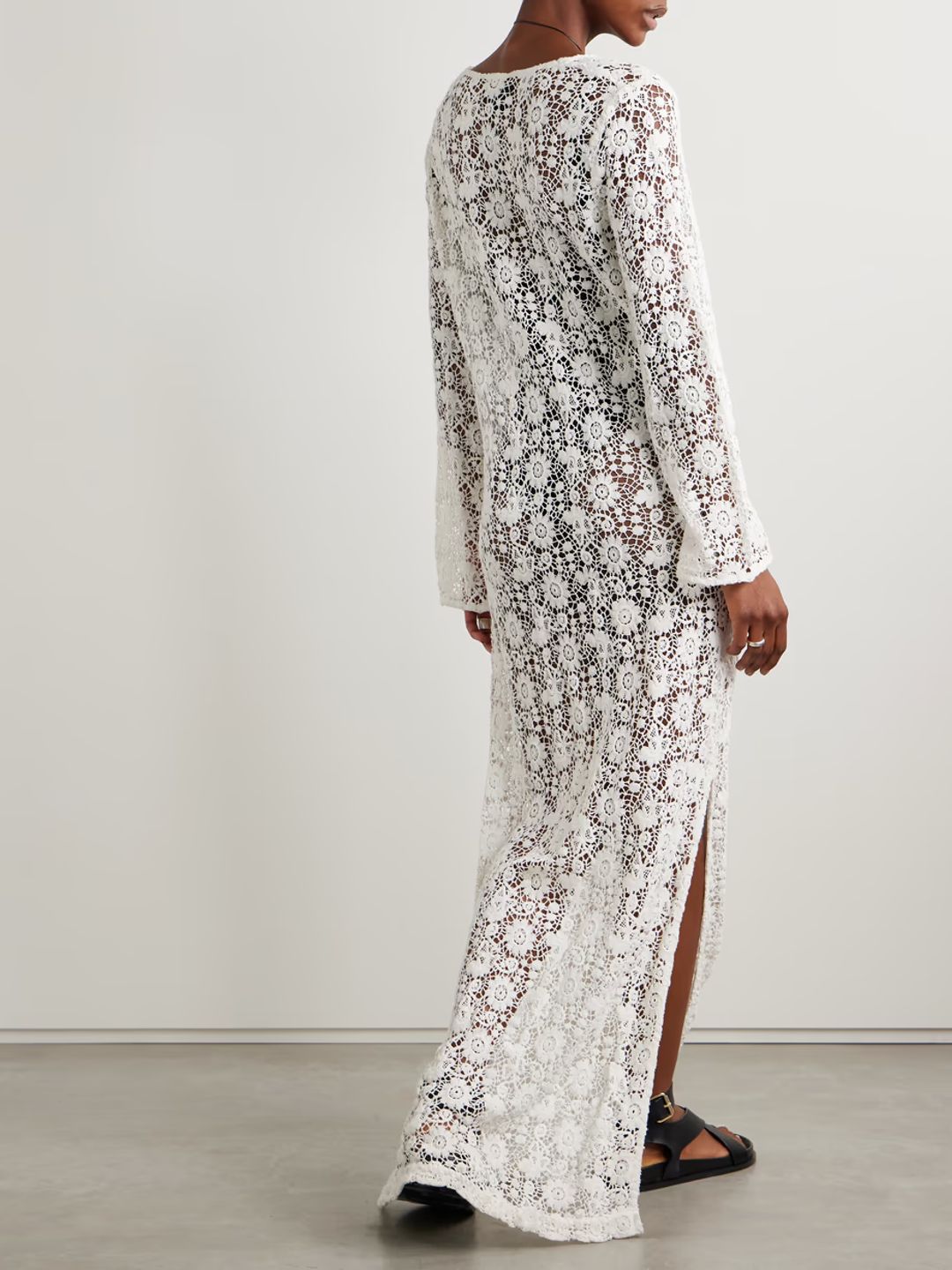 Della crocheted cotton maxi dress #3