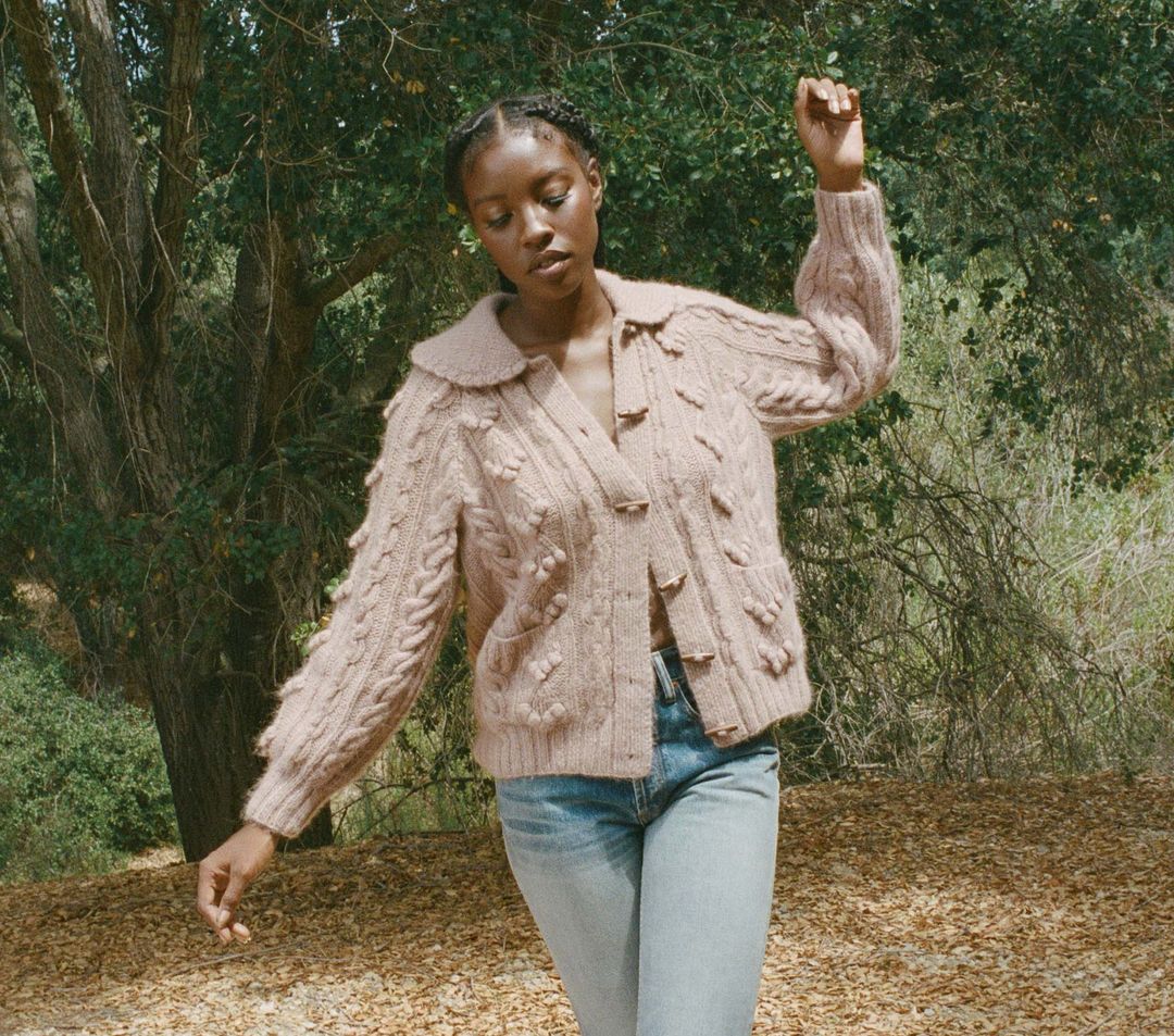 RIVE CARDIGAN -- CLAY #4