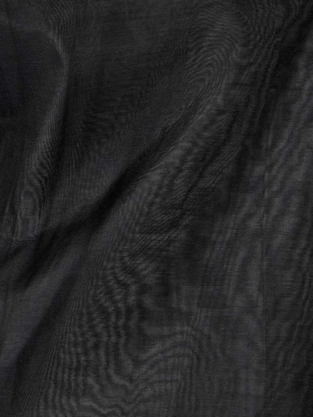 Leather-trimmed organic cotton-blend tulle maxi skirt #4