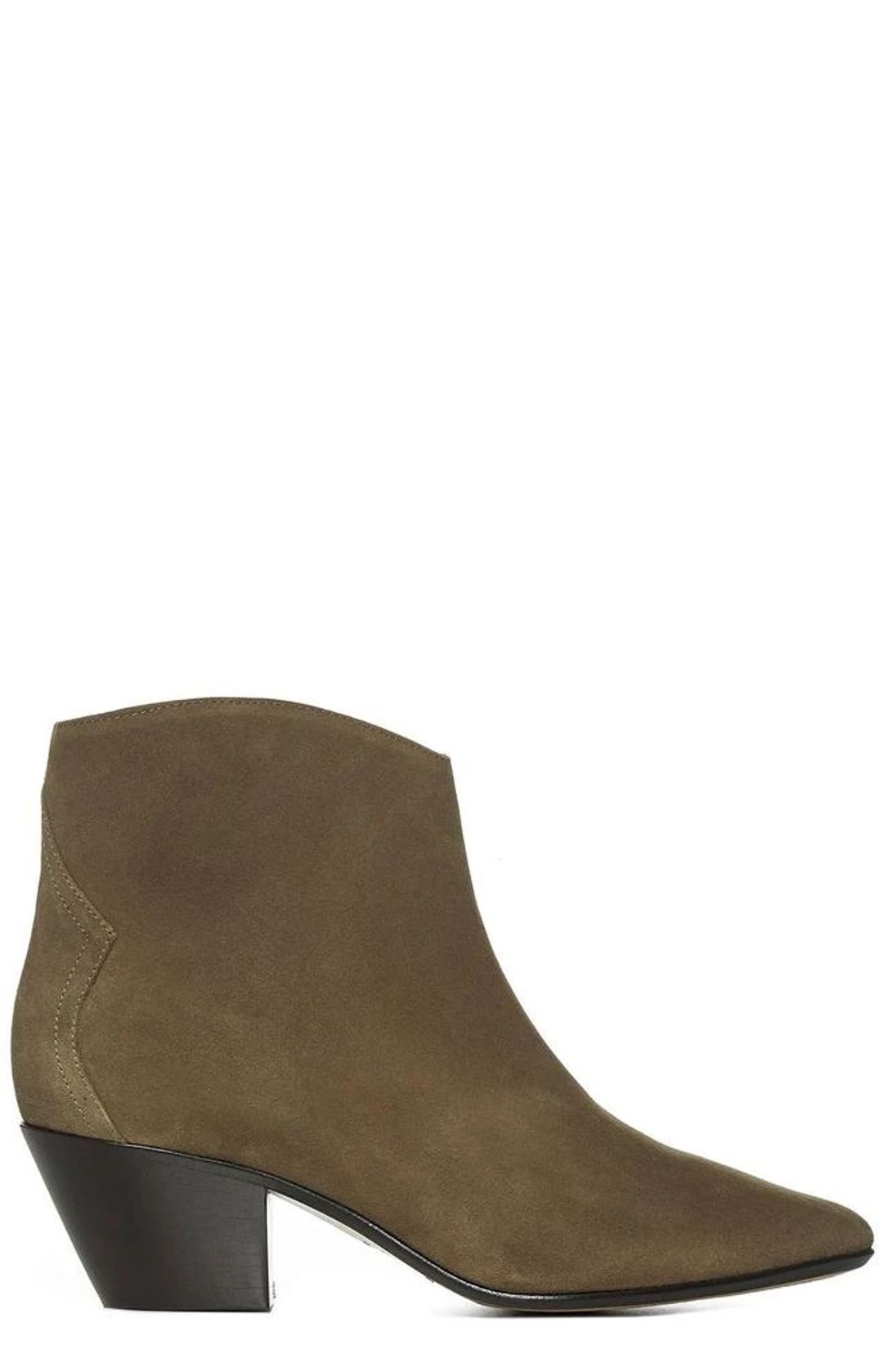 Dicker suede cowboy boots in brown