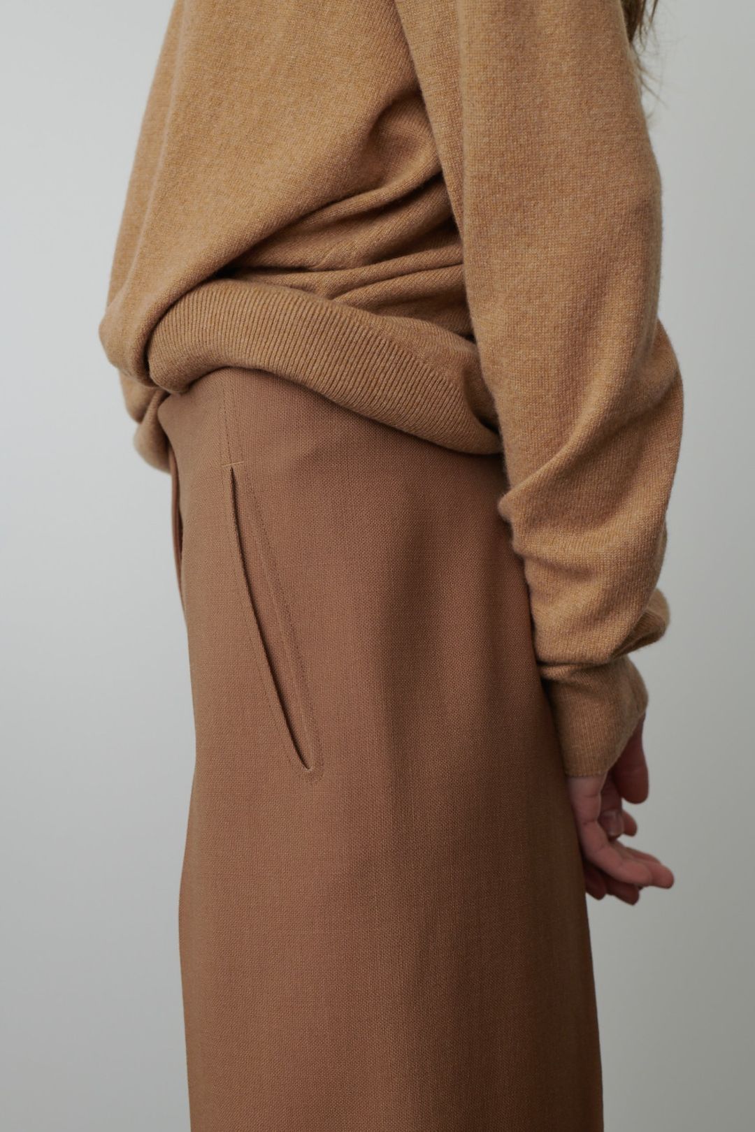 Pipa Pant in Virgin Wool and Silk #4