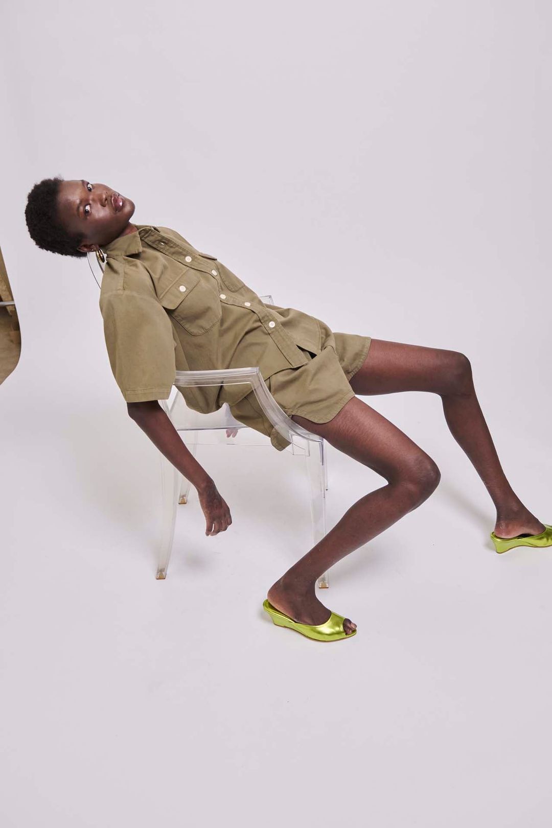 The Track Short in Loden #4