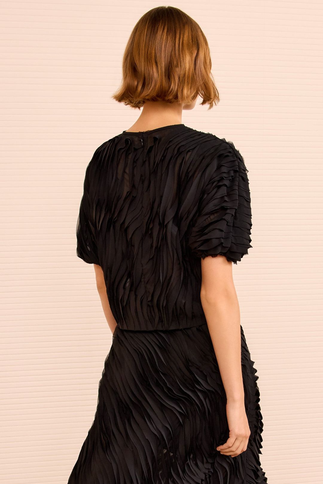 Vayda Short Sleeve Top - Noir #4