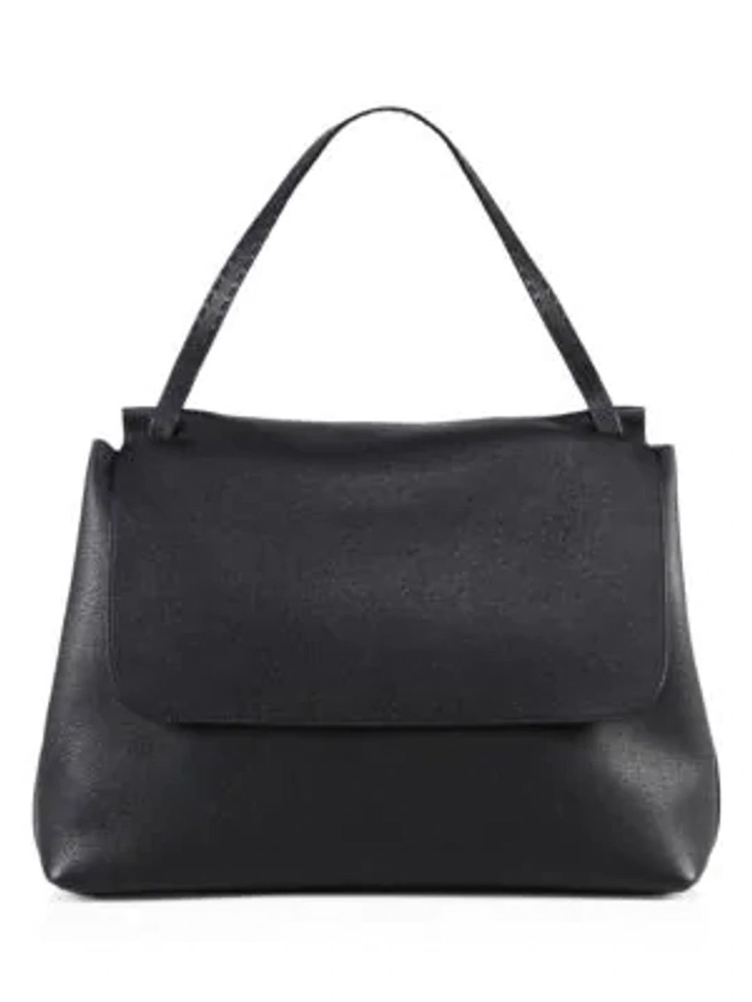 Top Handle 14 Leather Flap-top Shoulder Bag In Black Pld #11