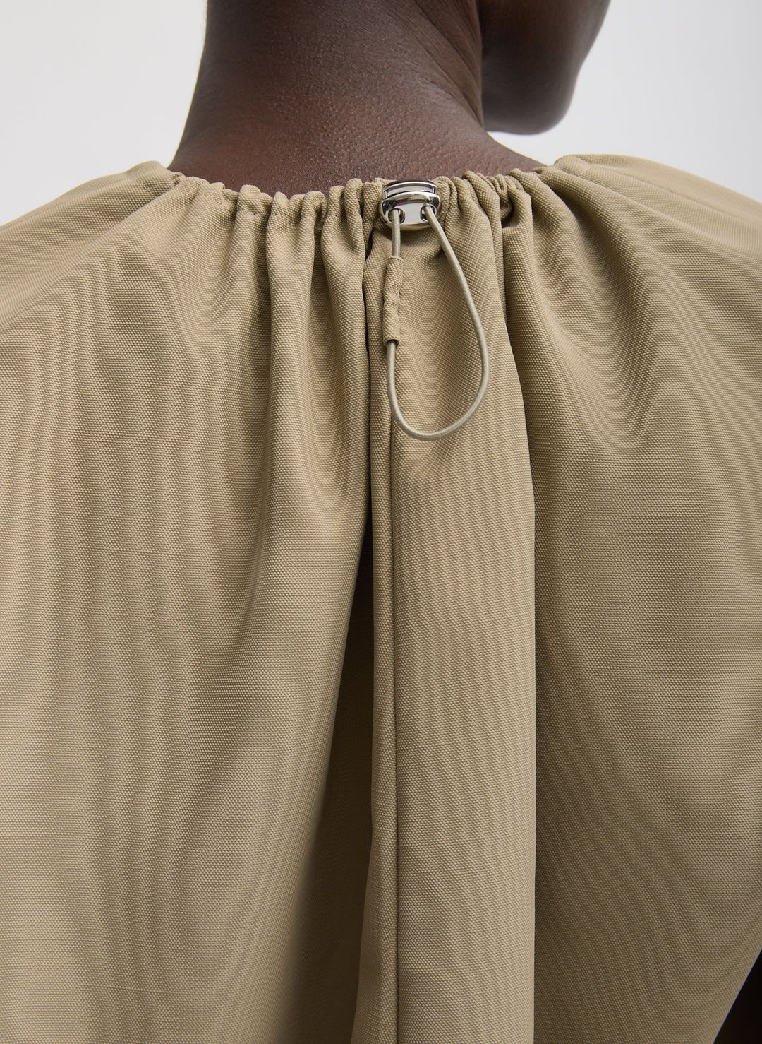 Lotte Nylon Shirred Neck Top #6