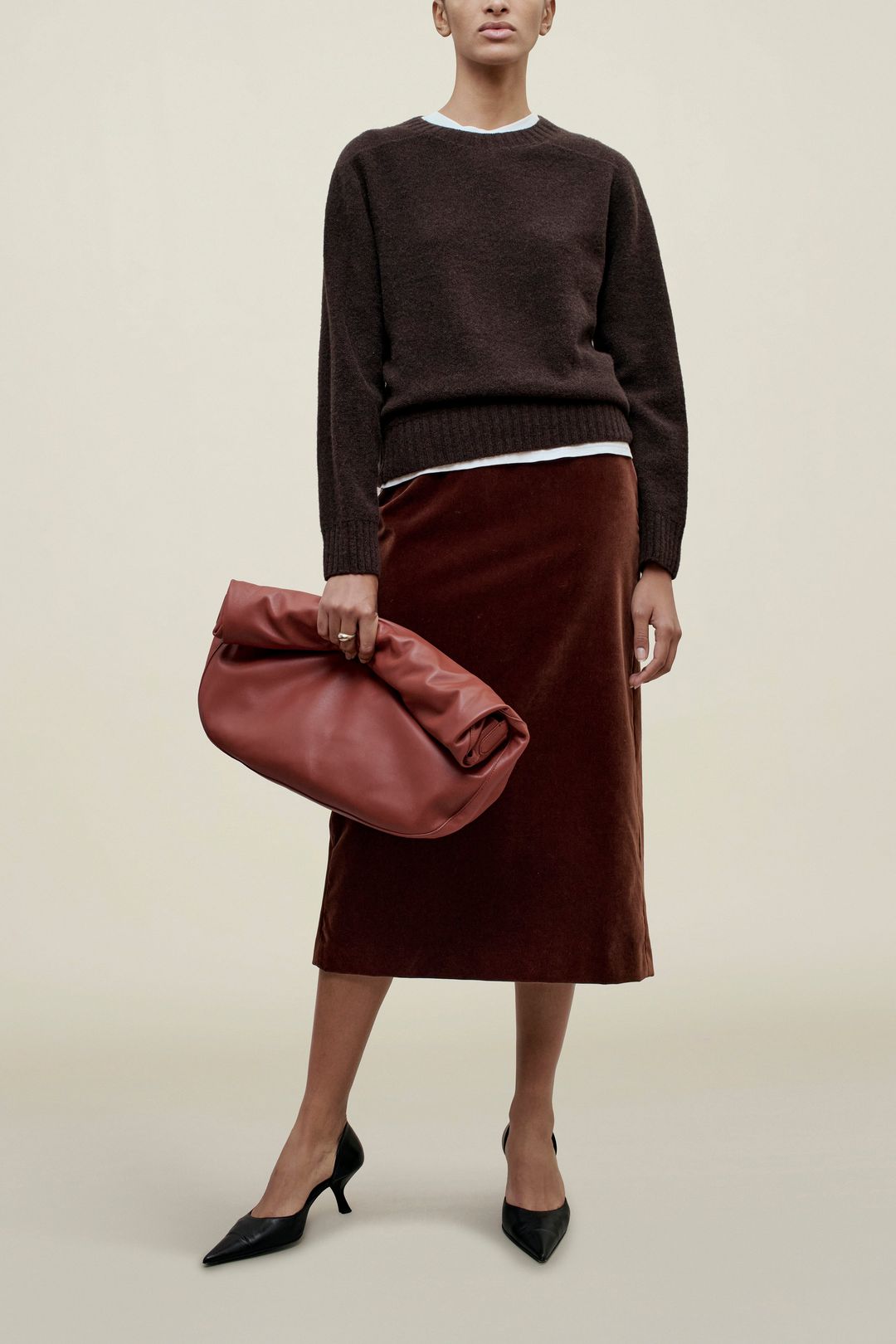 Nina Seamless Crewneck in Cashmere Wool #2