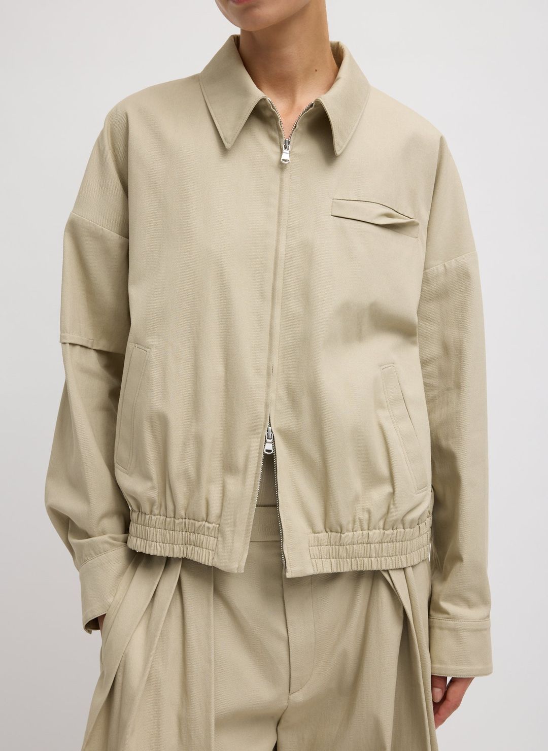 Luxe Spring Twill Bomber