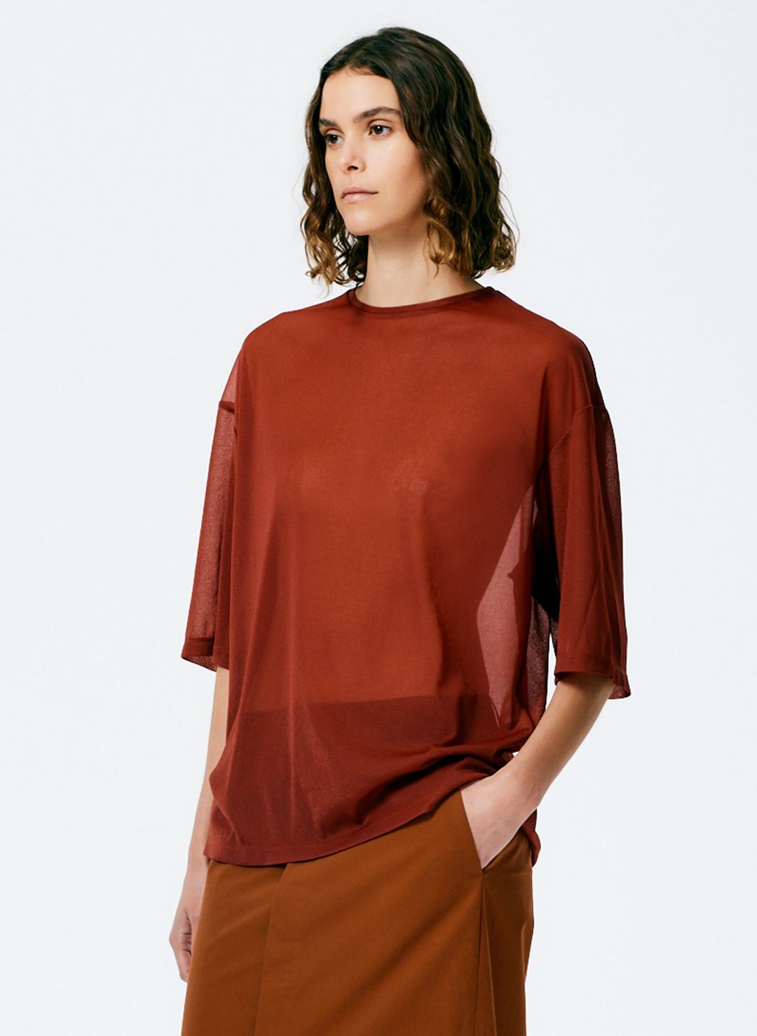 Sheer Gauze Easy T-Shirt #2