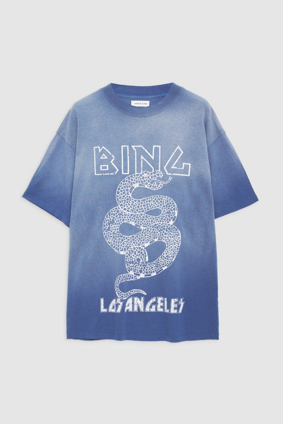 Ashton Tee Snake - Washed Electric Blue #3