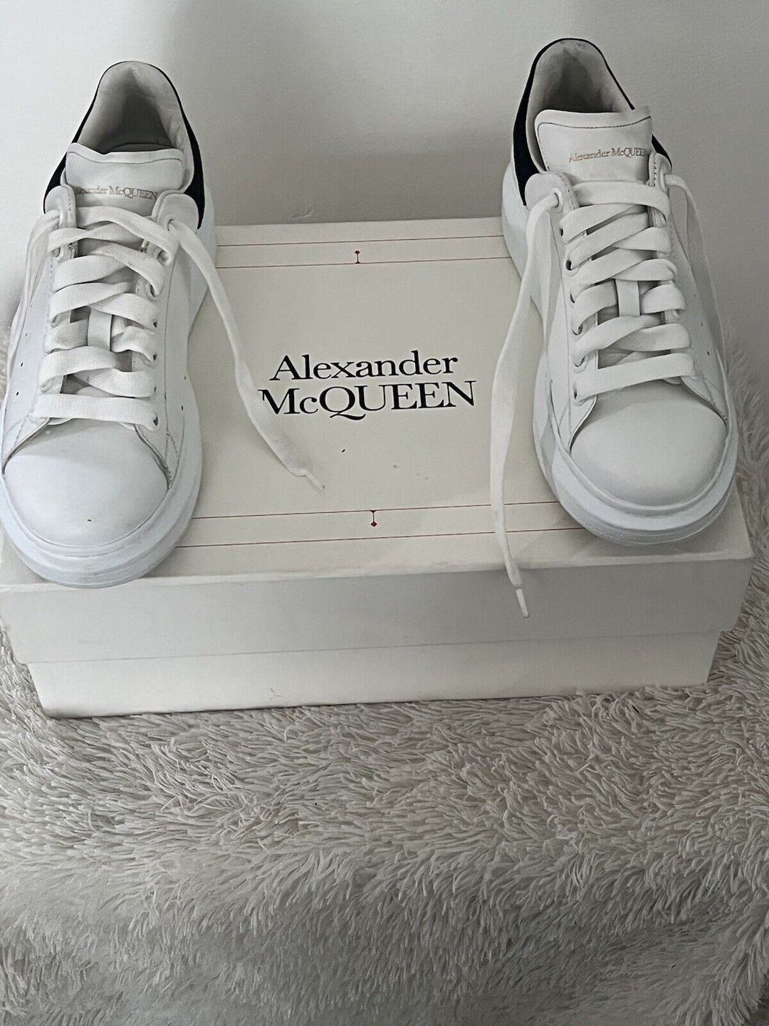 Alexander McQueen Women's Suede & Leather Platform Sneakers
