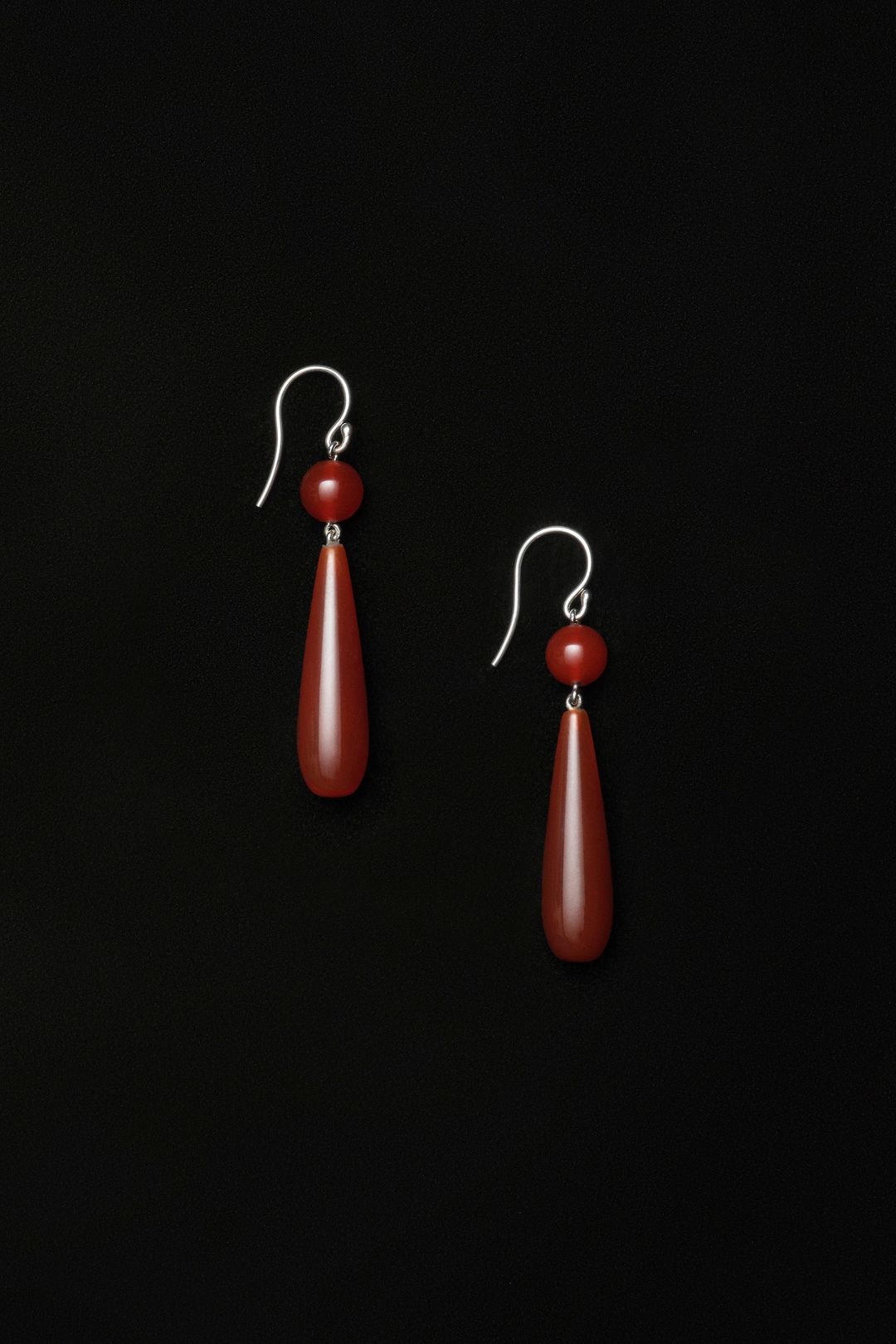 Isadore Earrings in Carnelian