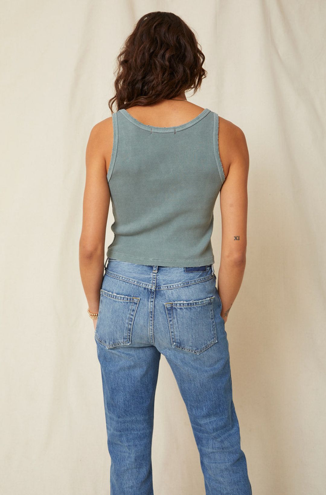 Crop Rib Tank <br> Leaf #3