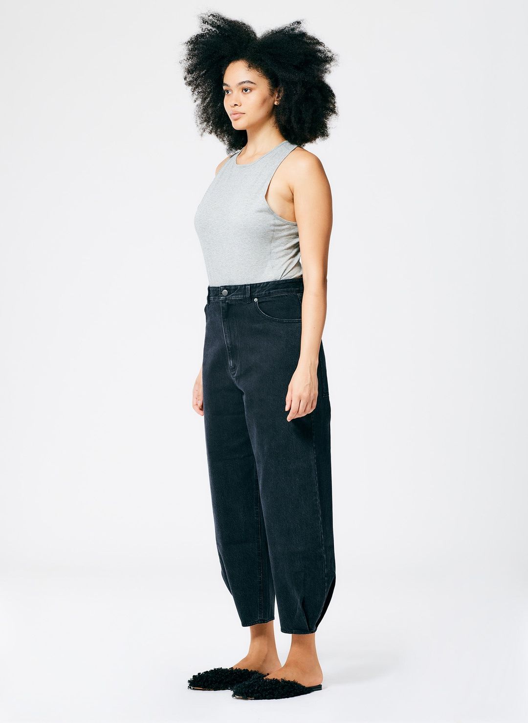 Black Denim Brancusi Jean - Regular #4