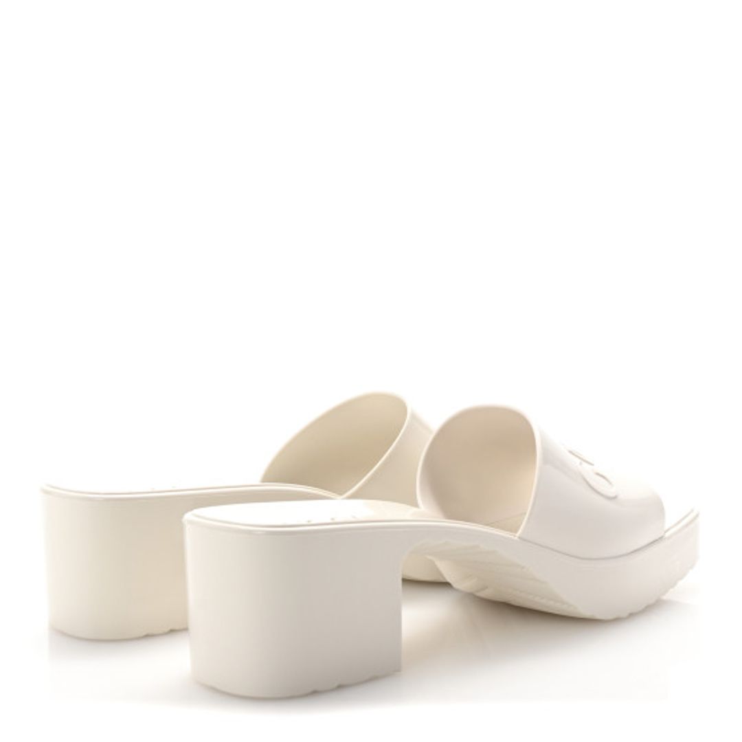 Women's rubber slide sandal #5