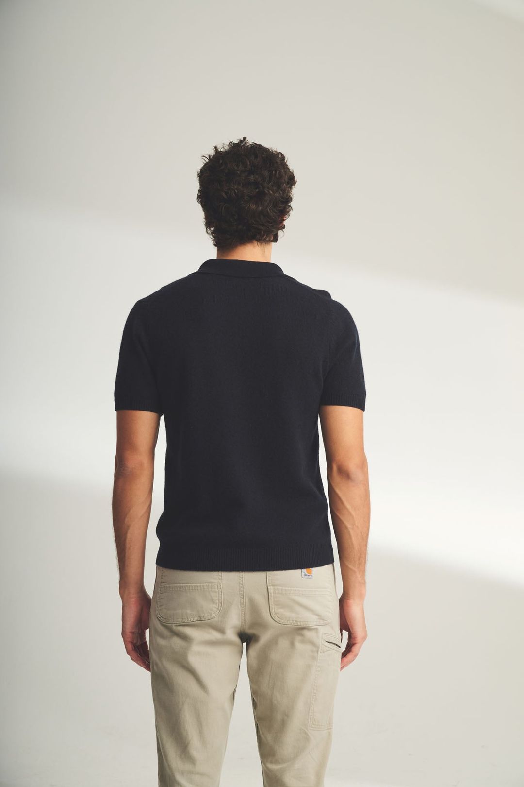 Lightweight Cashmere Short Sleeve Polo #11