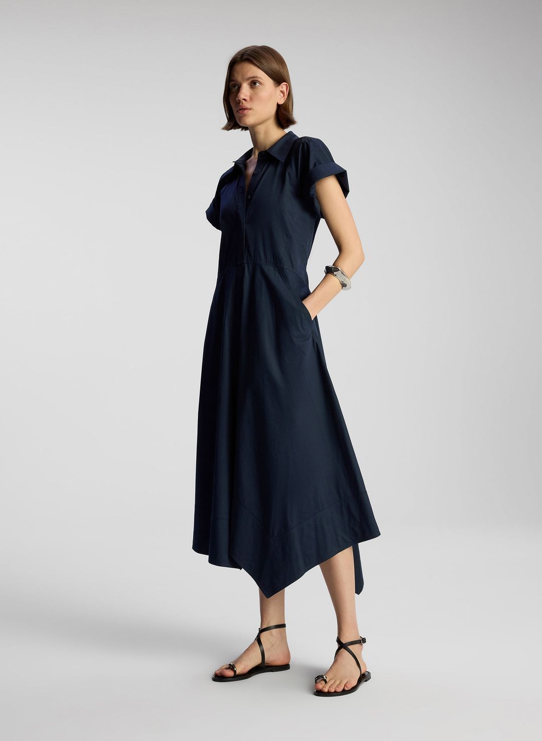 Julianna Cotton Midi Shirtdress #5